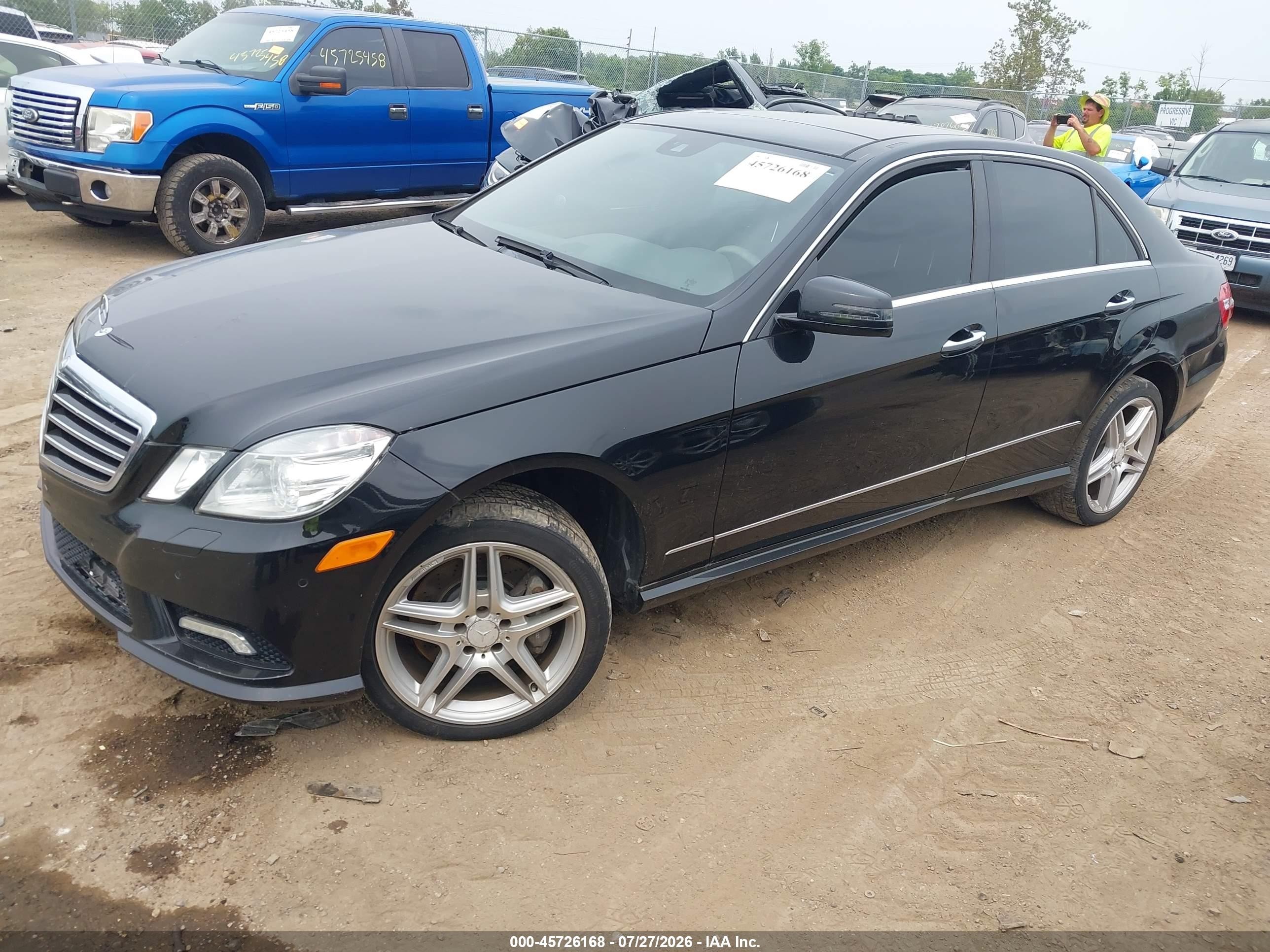 2011 Mercedes-benz E 550 4matic Black vin: WDDHF9AB2BA501156