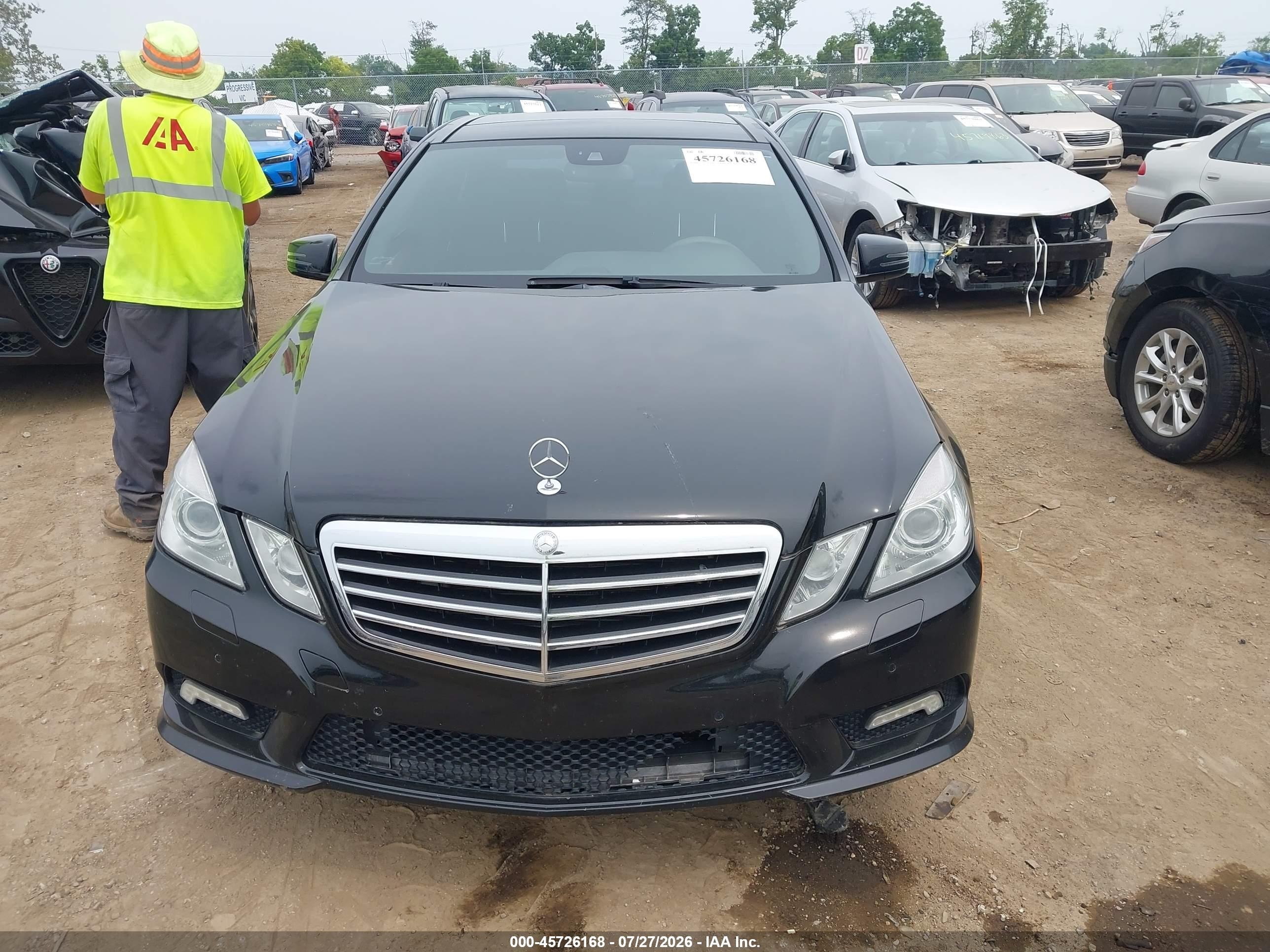 2011 Mercedes-benz E 550 4matic Black vin: WDDHF9AB2BA501156