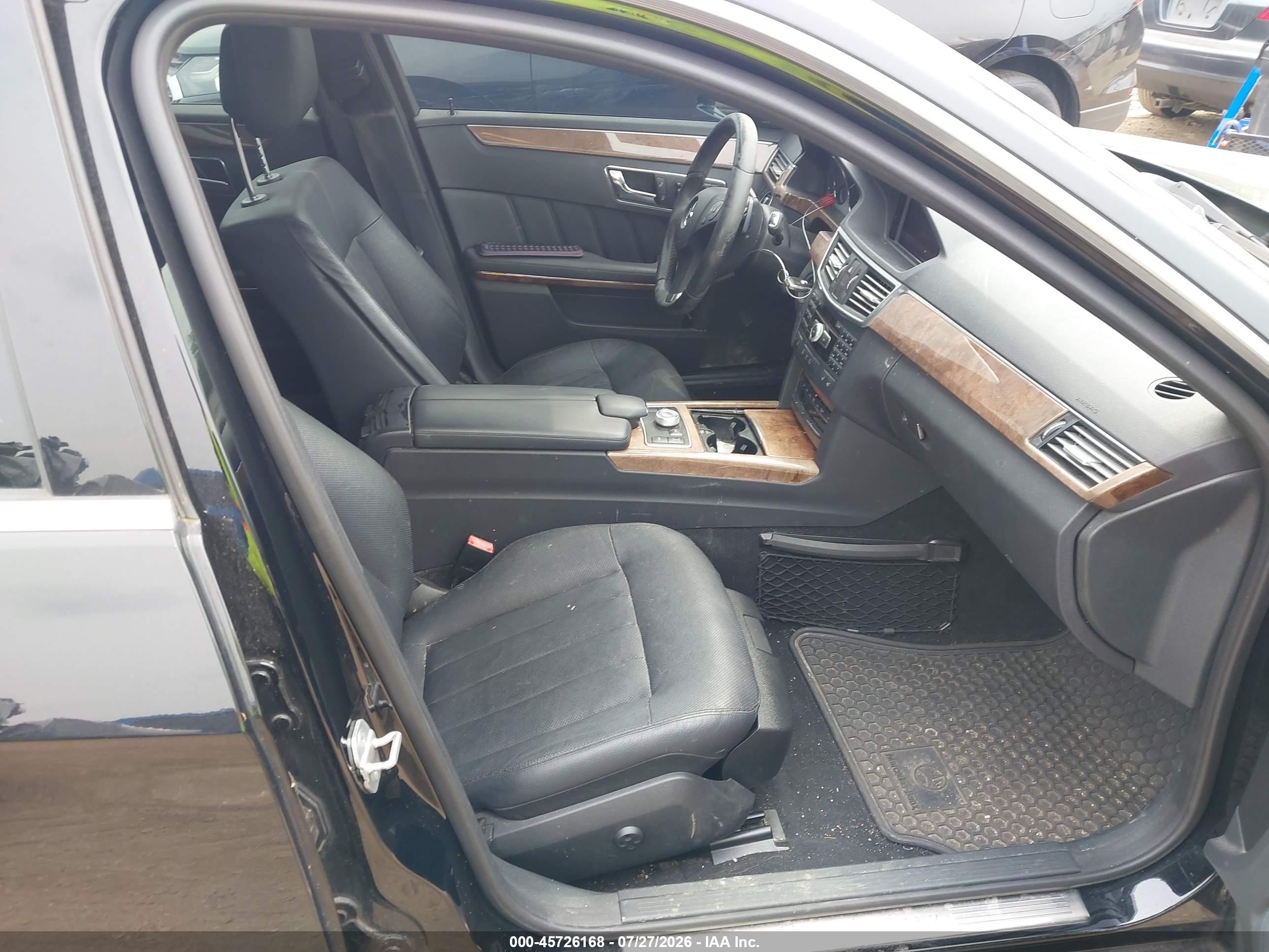 2011 Mercedes-benz E 550 4matic Black vin: WDDHF9AB2BA501156