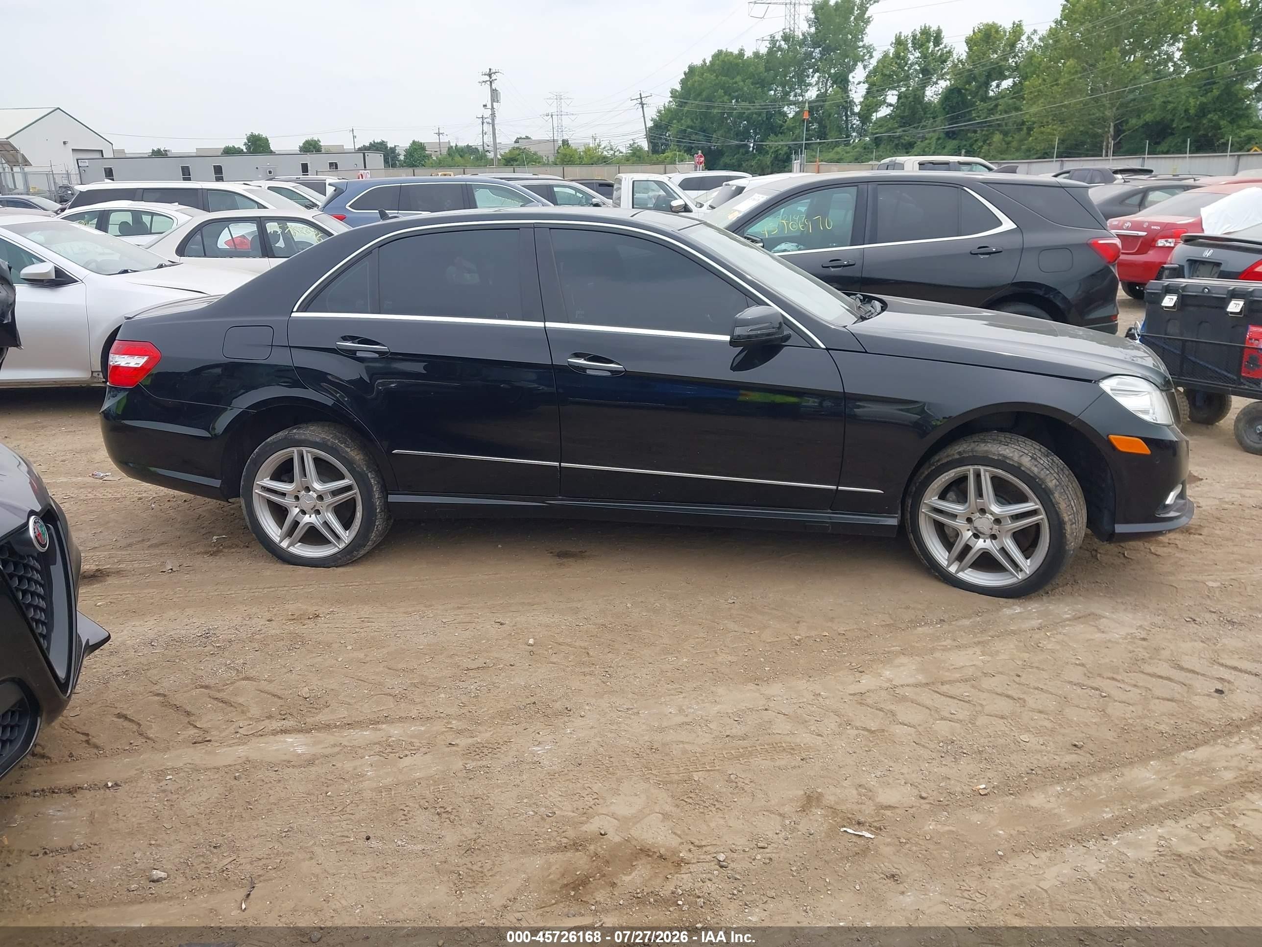 2011 Mercedes-benz E 550 4matic Black vin: WDDHF9AB2BA501156