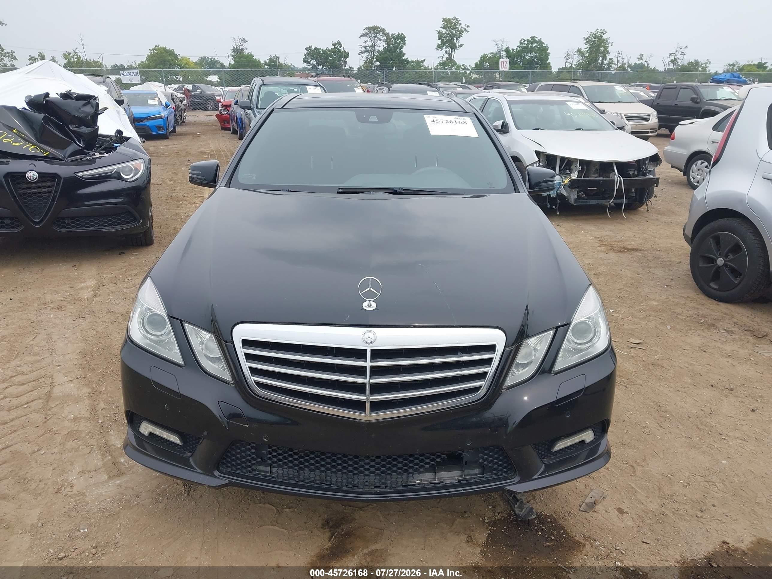 2011 Mercedes-benz E 550 4matic Black vin: WDDHF9AB2BA501156