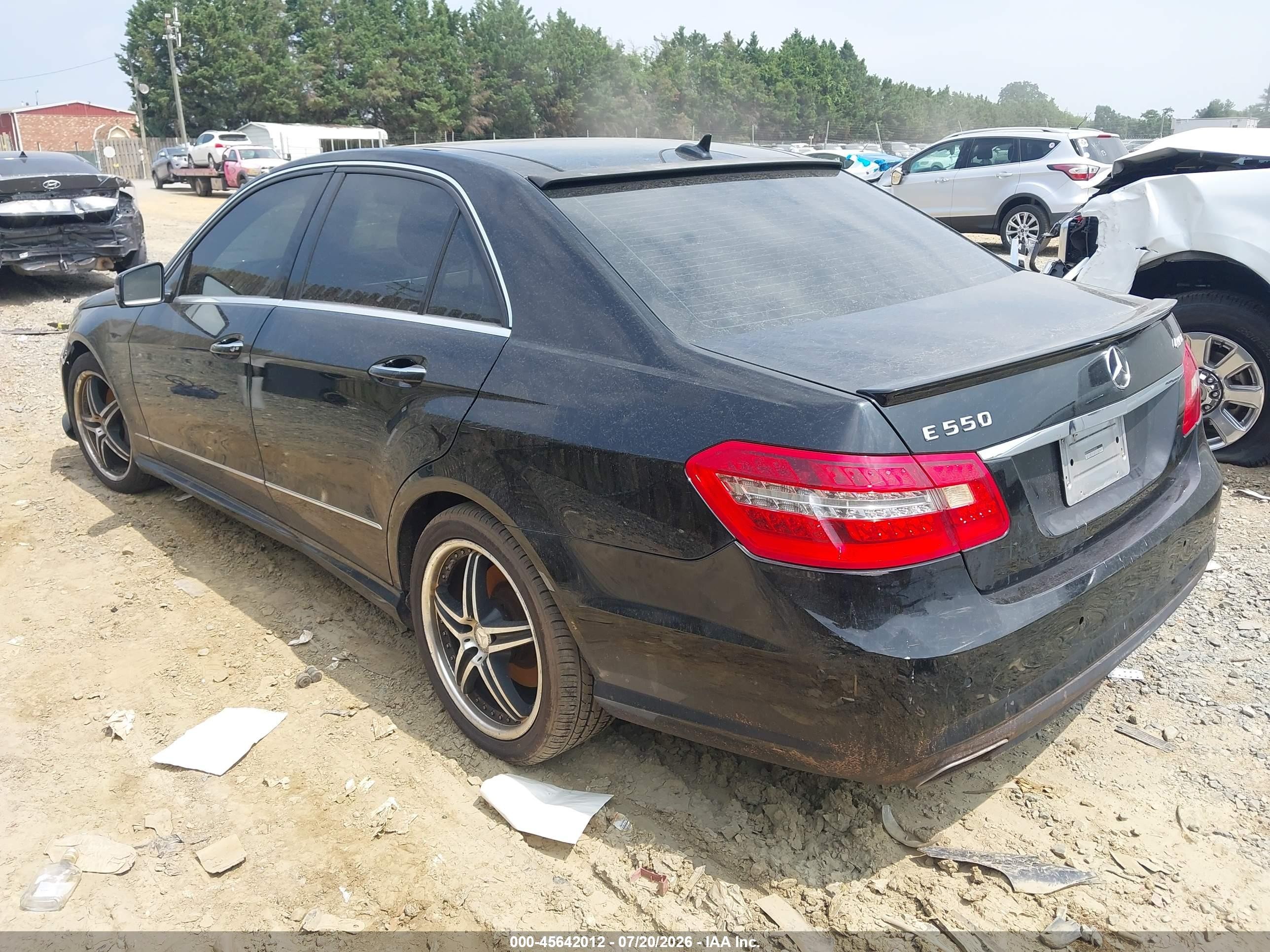 2010 Mercedes-benz E 550 4matic Black vin: WDDHF9AB3AA248525