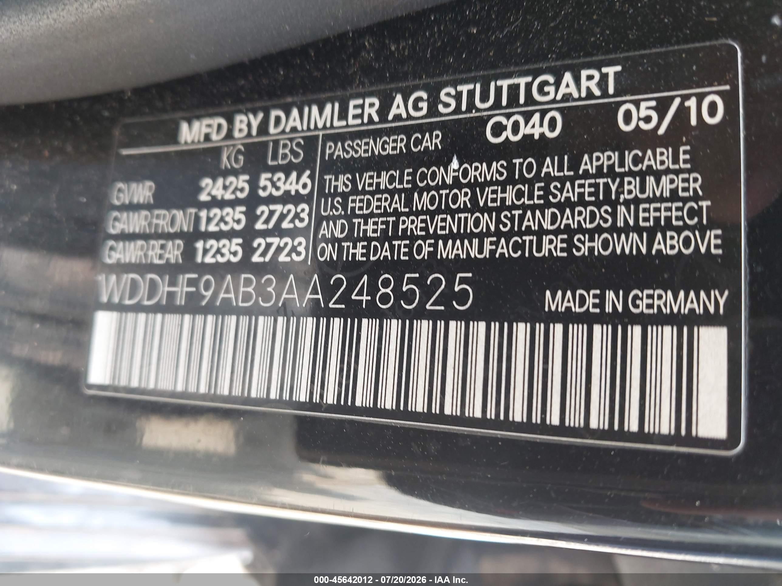 2010 Mercedes-benz E 550 4matic Black vin: WDDHF9AB3AA248525