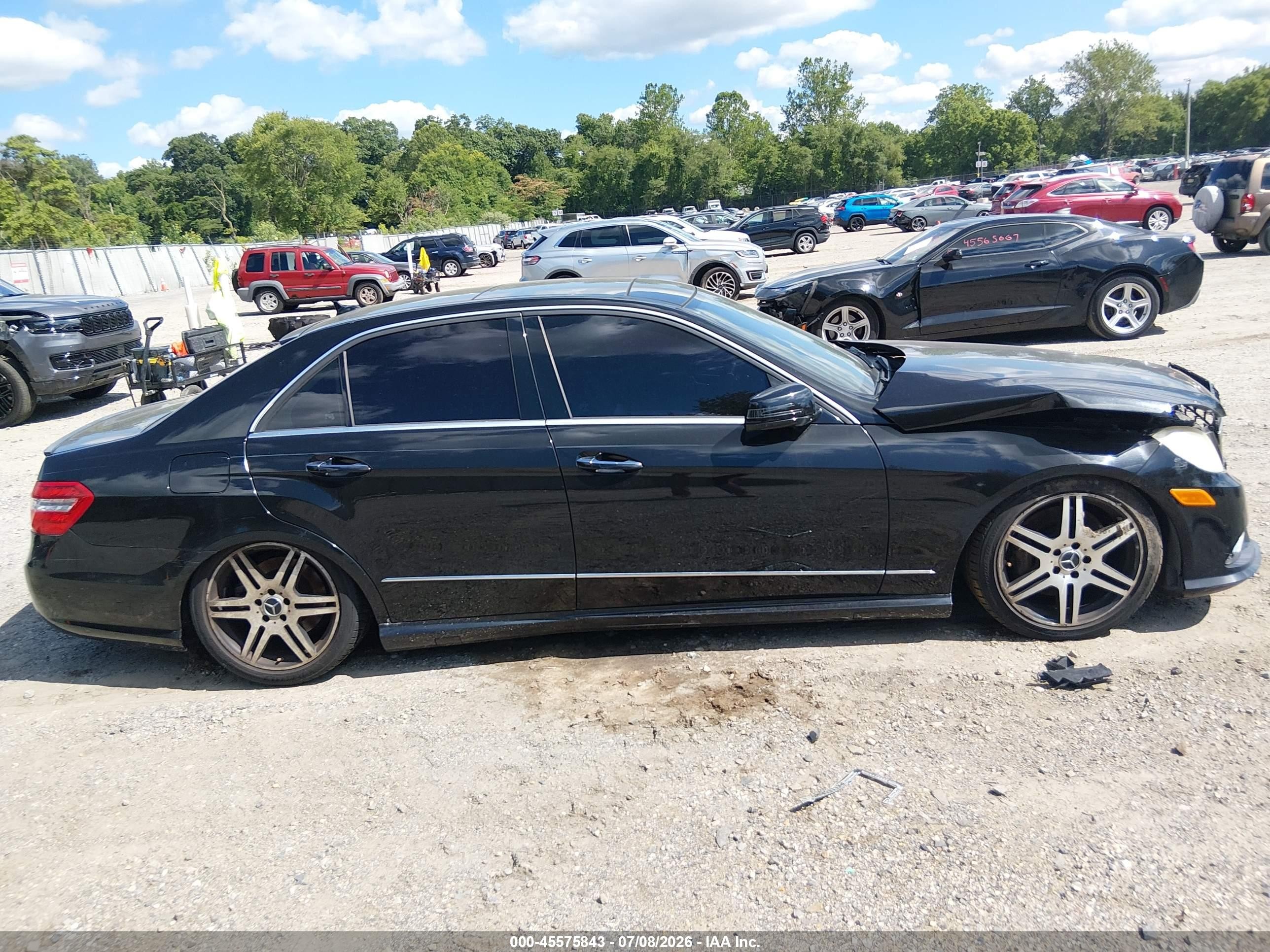 2010 Mercedes-benz E 550 4matic Black vin: WDDHF9AB5AA148734