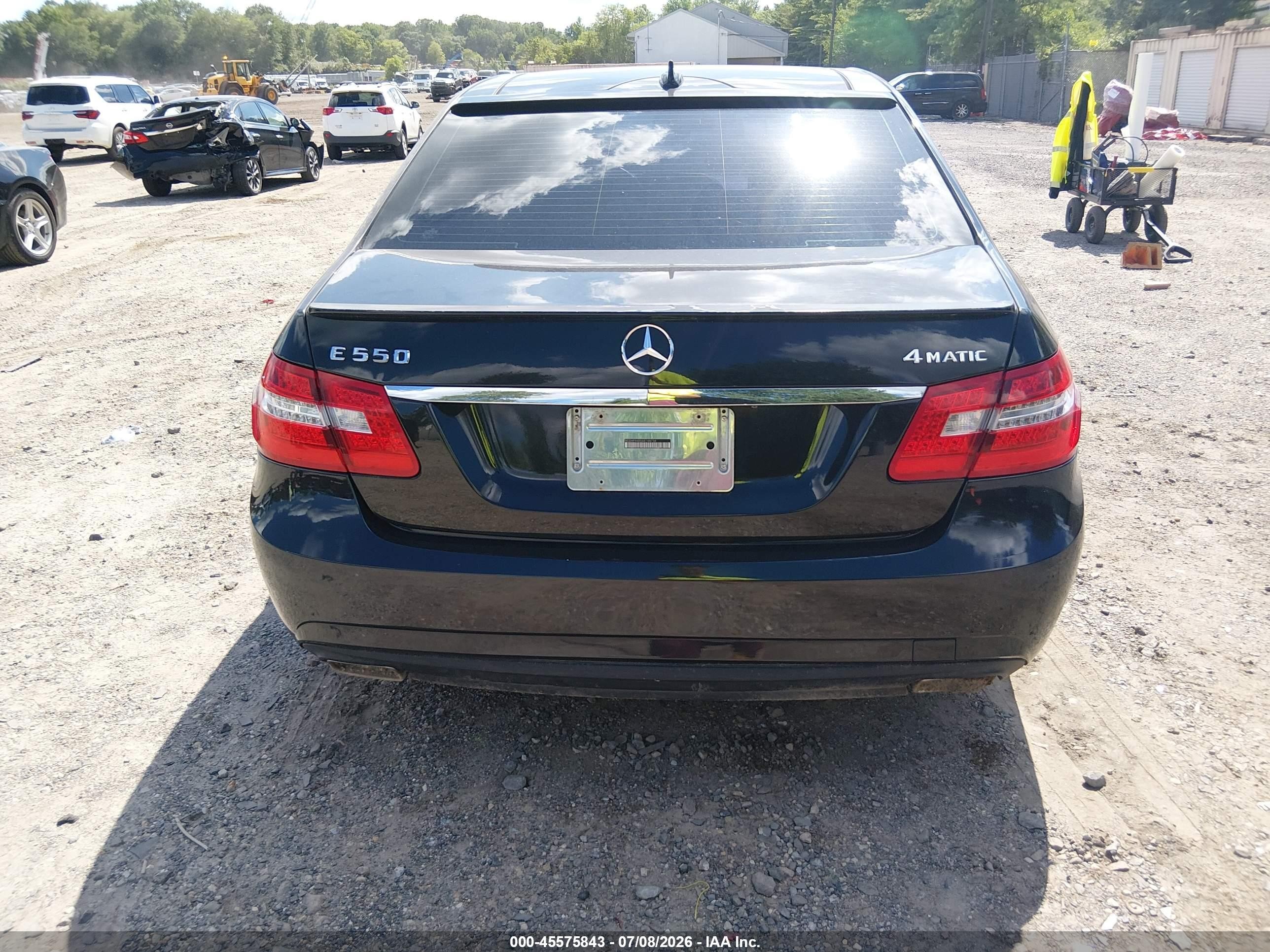 2010 Mercedes-benz E 550 4matic Black vin: WDDHF9AB5AA148734