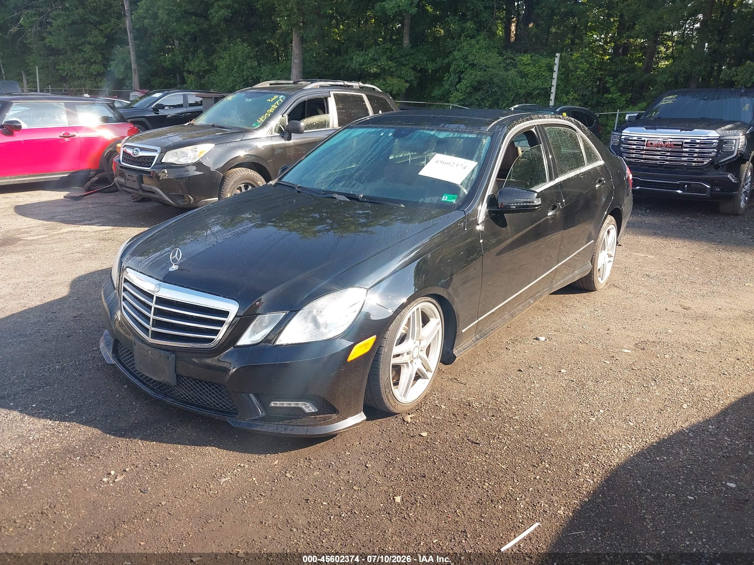 2011 Mercedes-benz E 550 4matic Black vin: WDDHF9AB5BA297209
