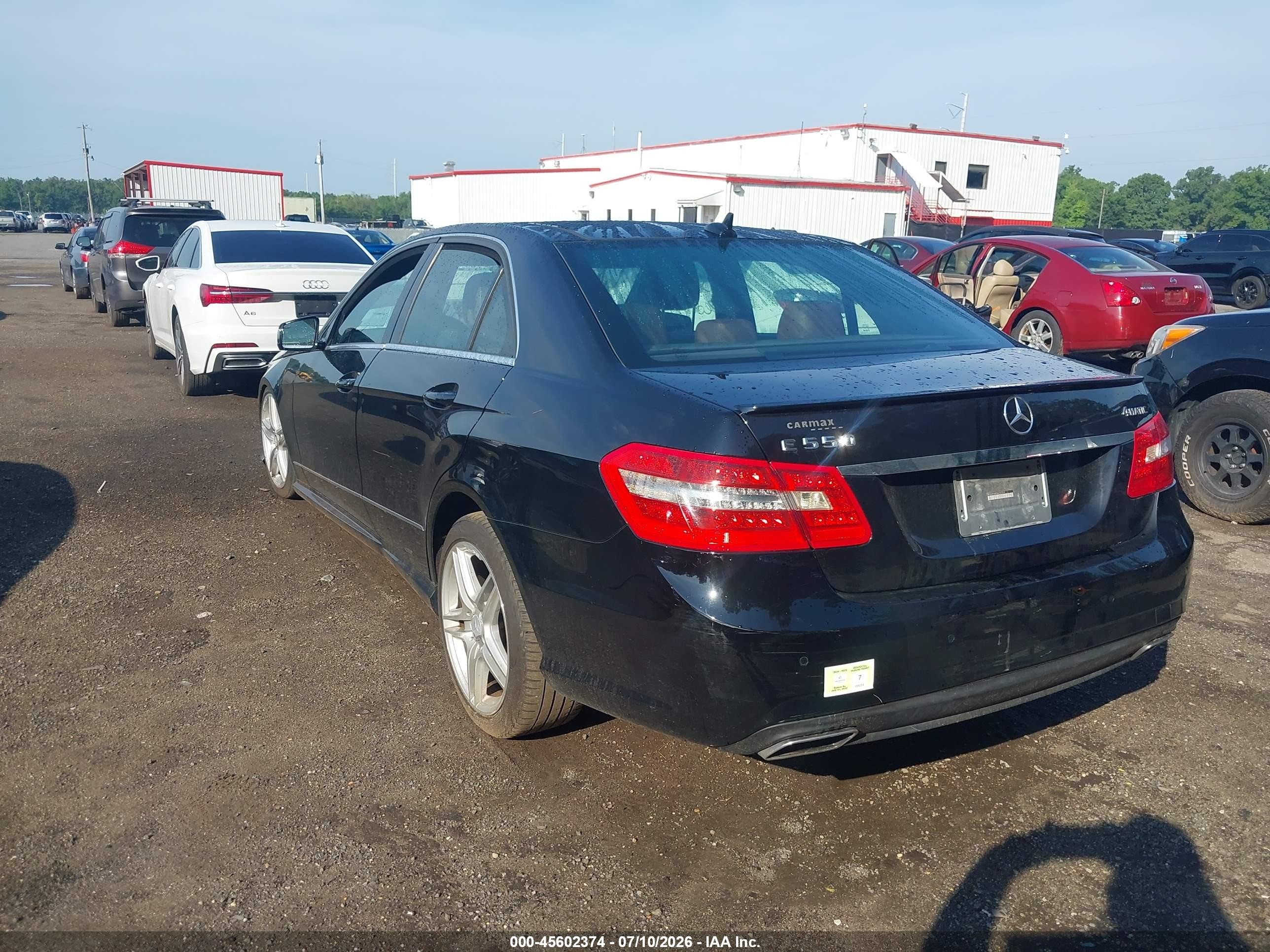 2011 Mercedes-benz E 550 4matic Black vin: WDDHF9AB5BA297209