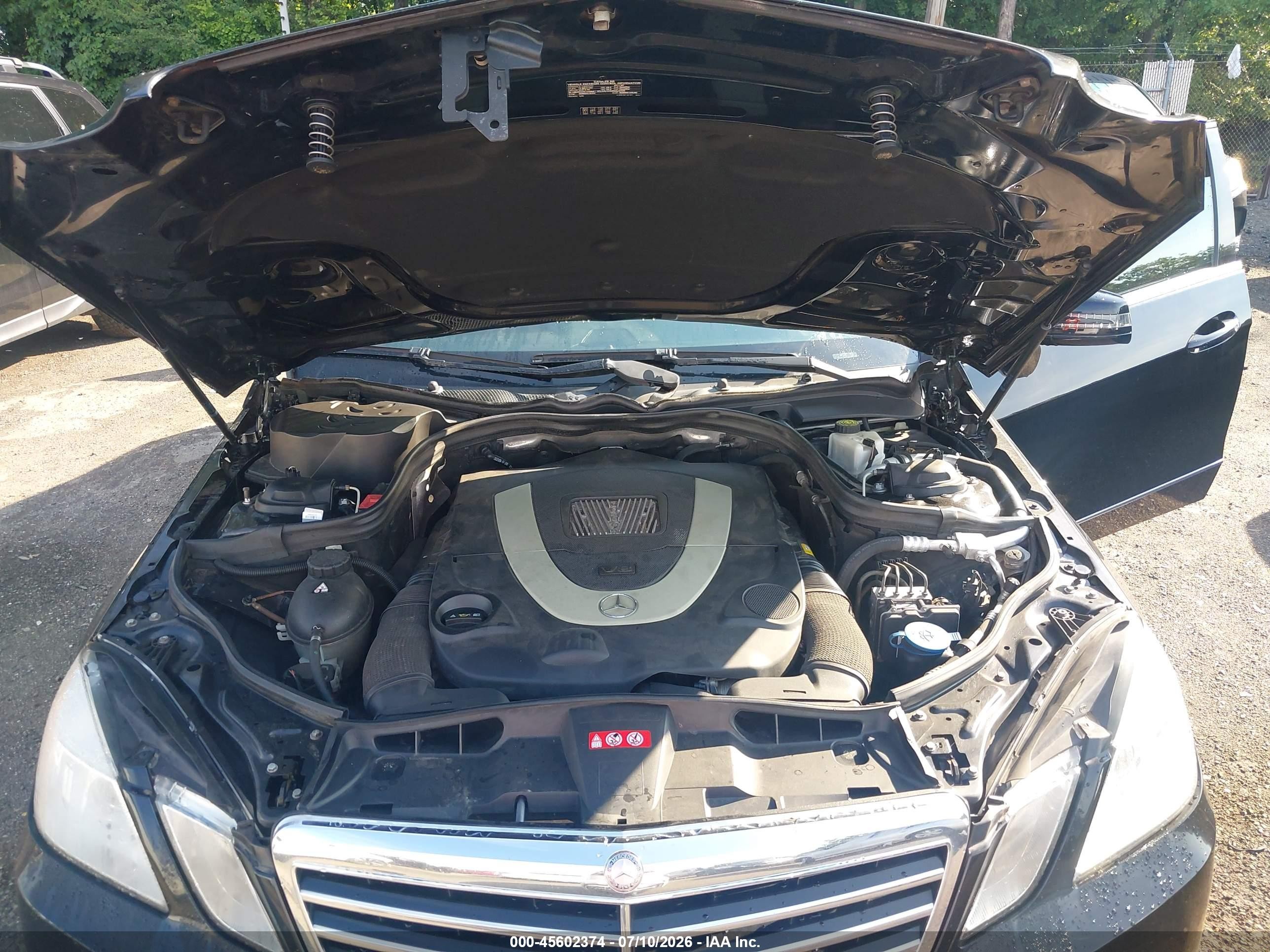 2011 Mercedes-benz E 550 4matic Black vin: WDDHF9AB5BA297209