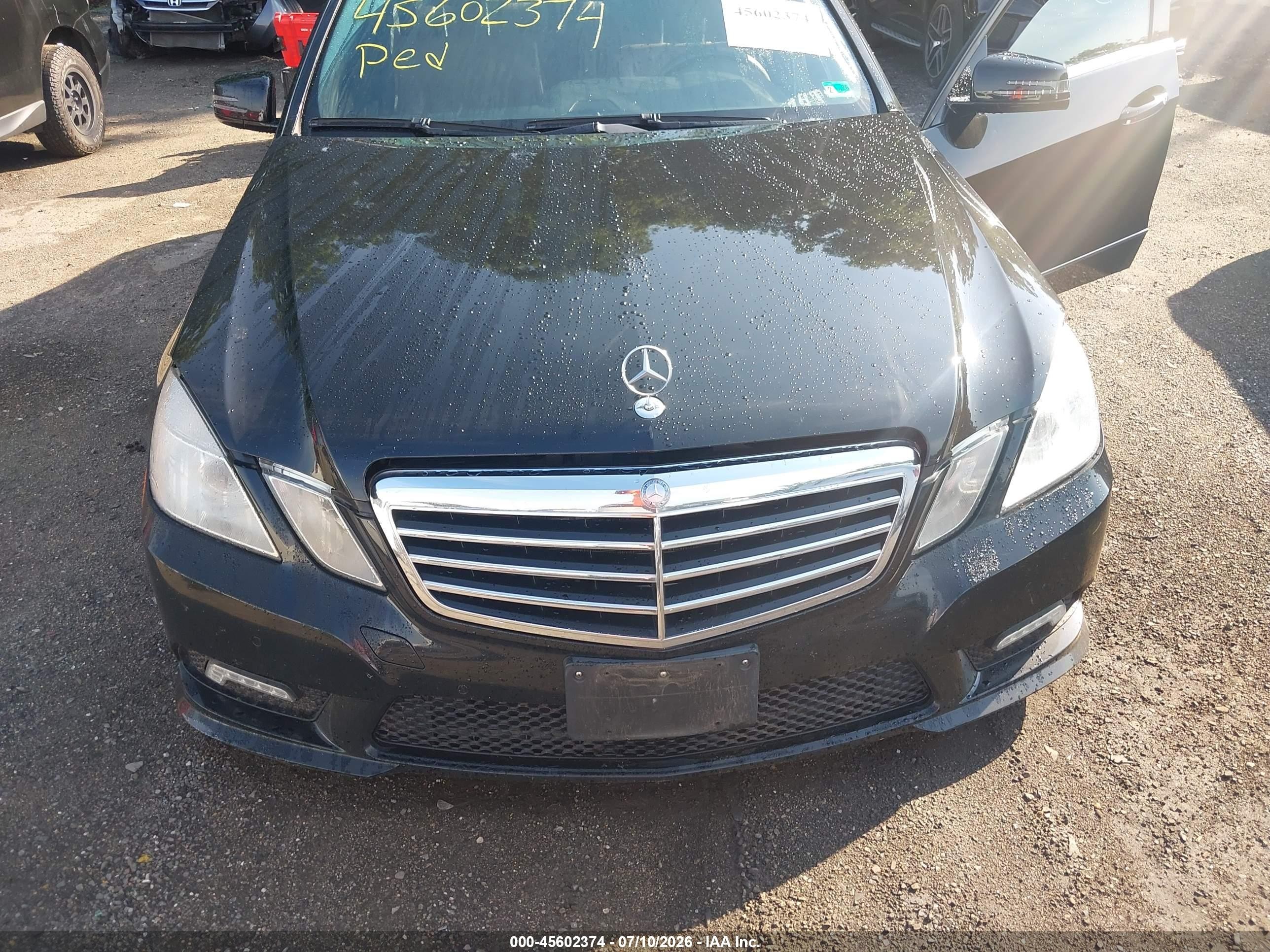 2011 Mercedes-benz E 550 4matic Black vin: WDDHF9AB5BA297209