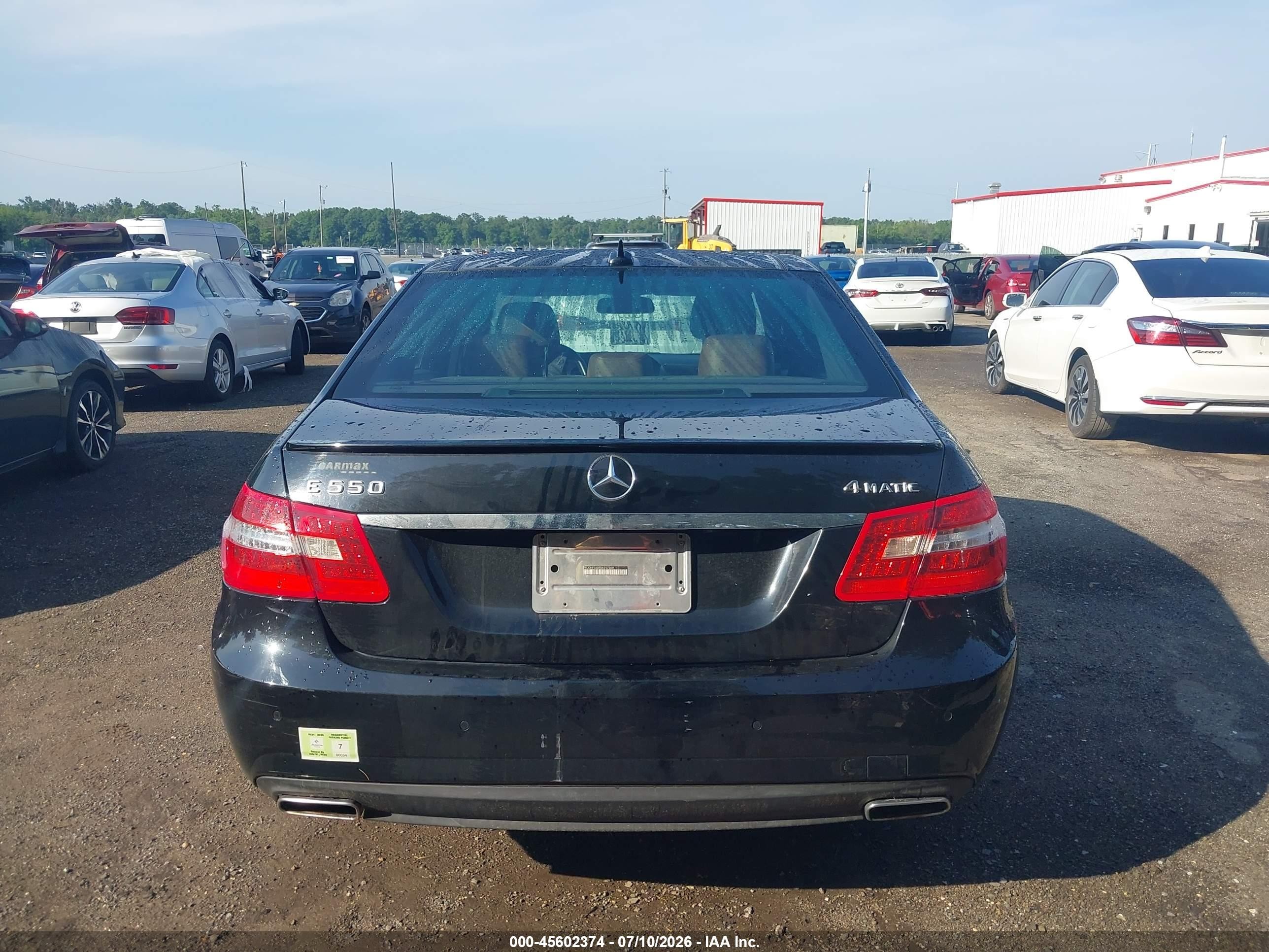 2011 Mercedes-benz E 550 4matic Black vin: WDDHF9AB5BA297209