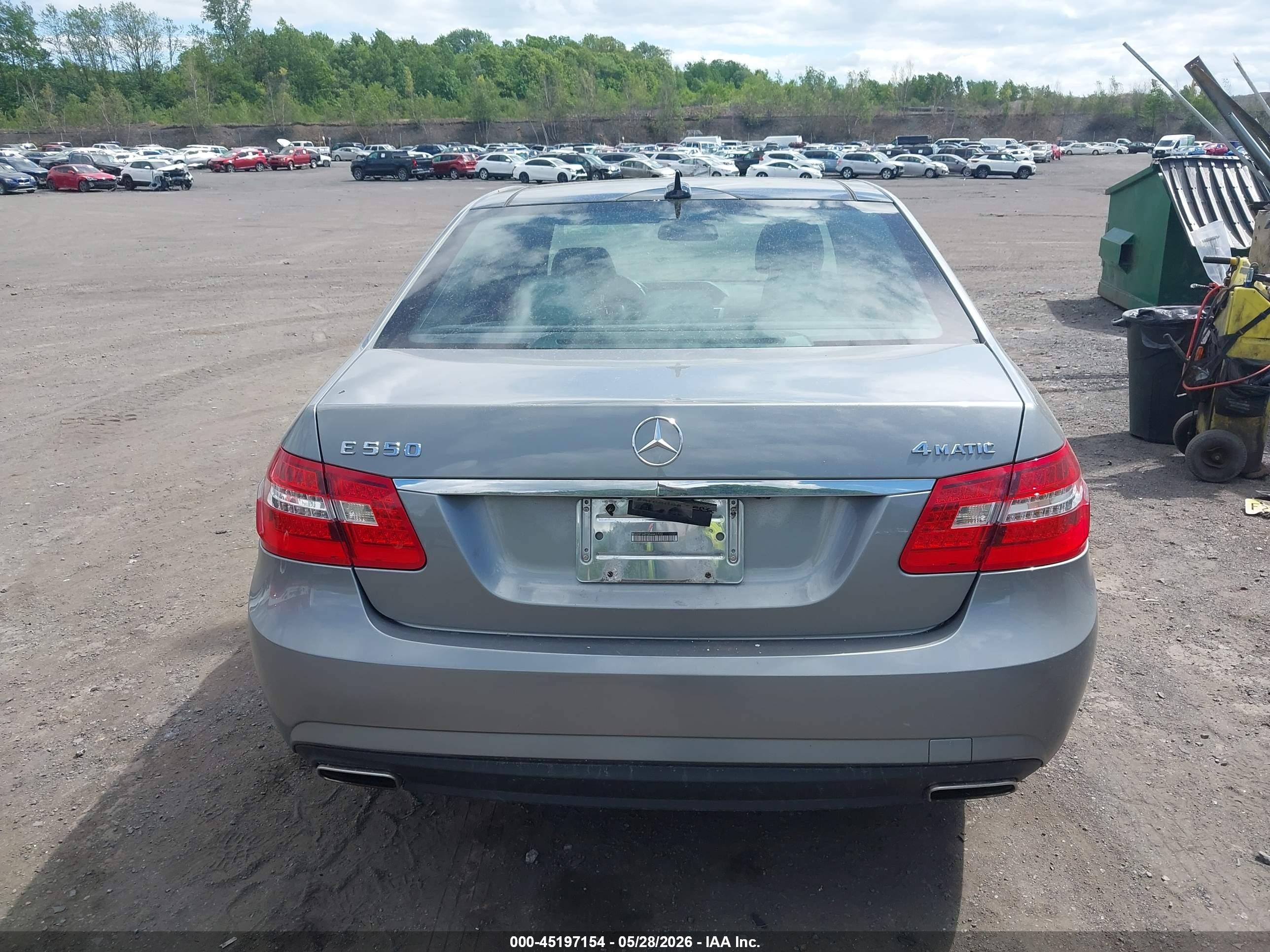 2011 Mercedes-benz E 550 4matic Silver vin: WDDHF9AB5BA442720