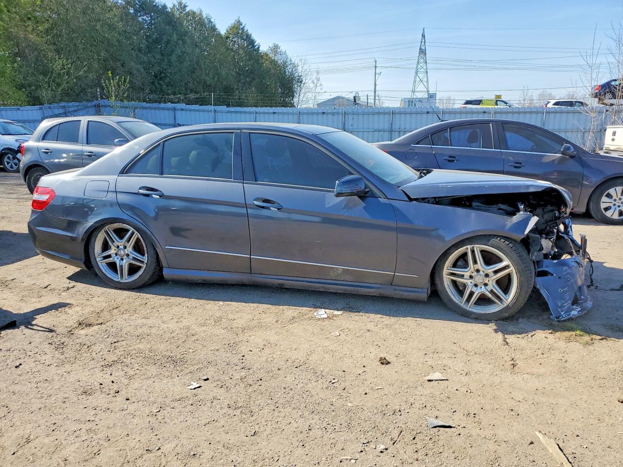 2011 Mercedes-benz E 550 4matic Charcoal vin: WDDHF9AB8BA512758