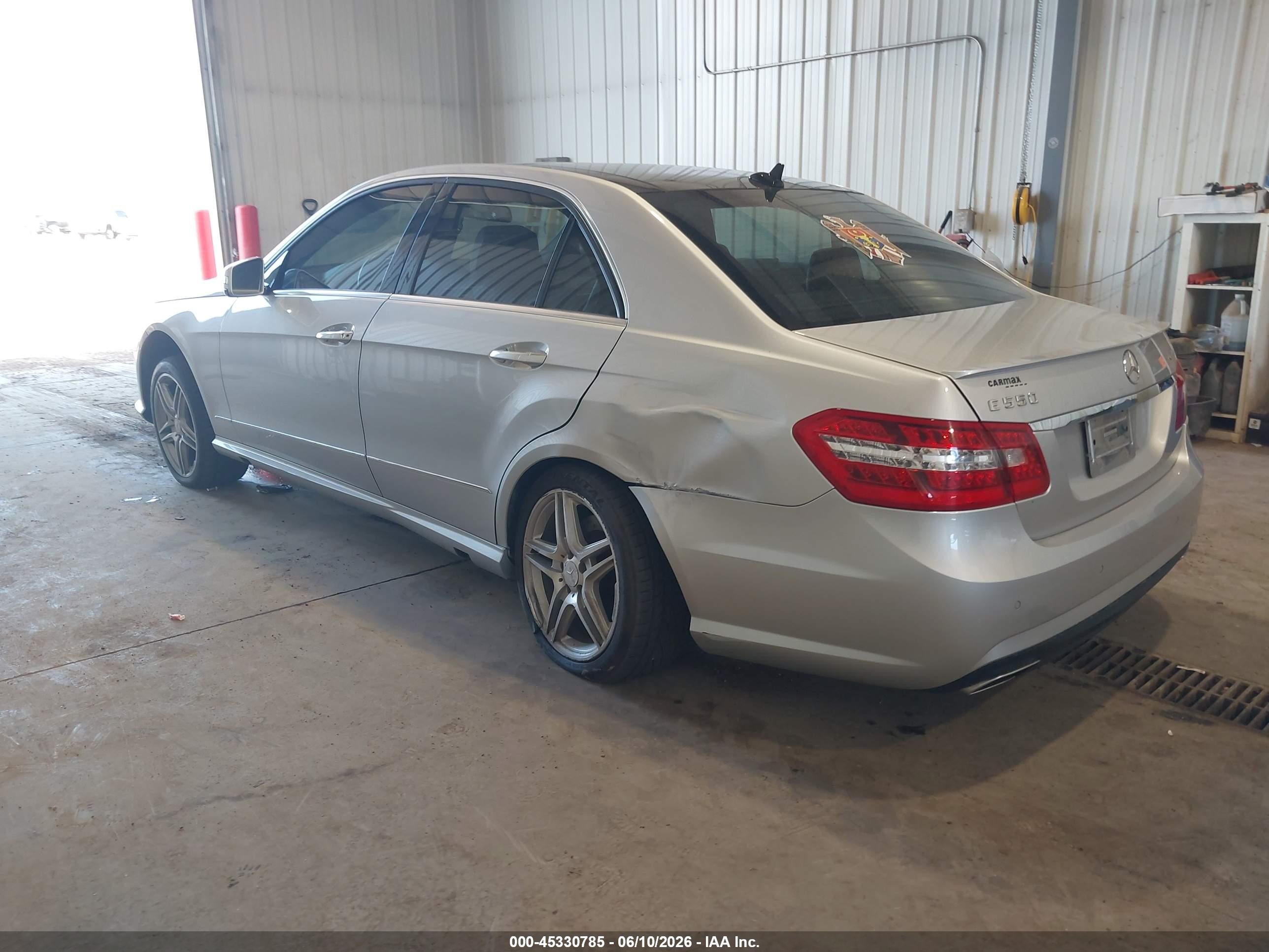 2011 Mercedes-benz E 550 4matic Gray vin: WDDHF9ABXBA500417
