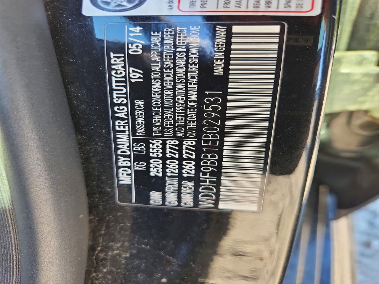 2014 Mercedes-benz E 550 4matic Black vin: WDDHF9BB1EB029531