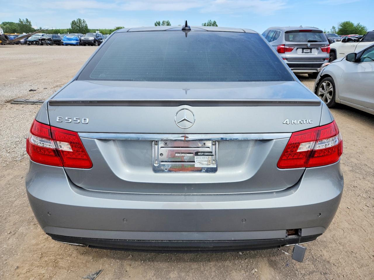 2012 Mercedes-benz E 550 4matic Gray vin: WDDHF9BB4CA635067