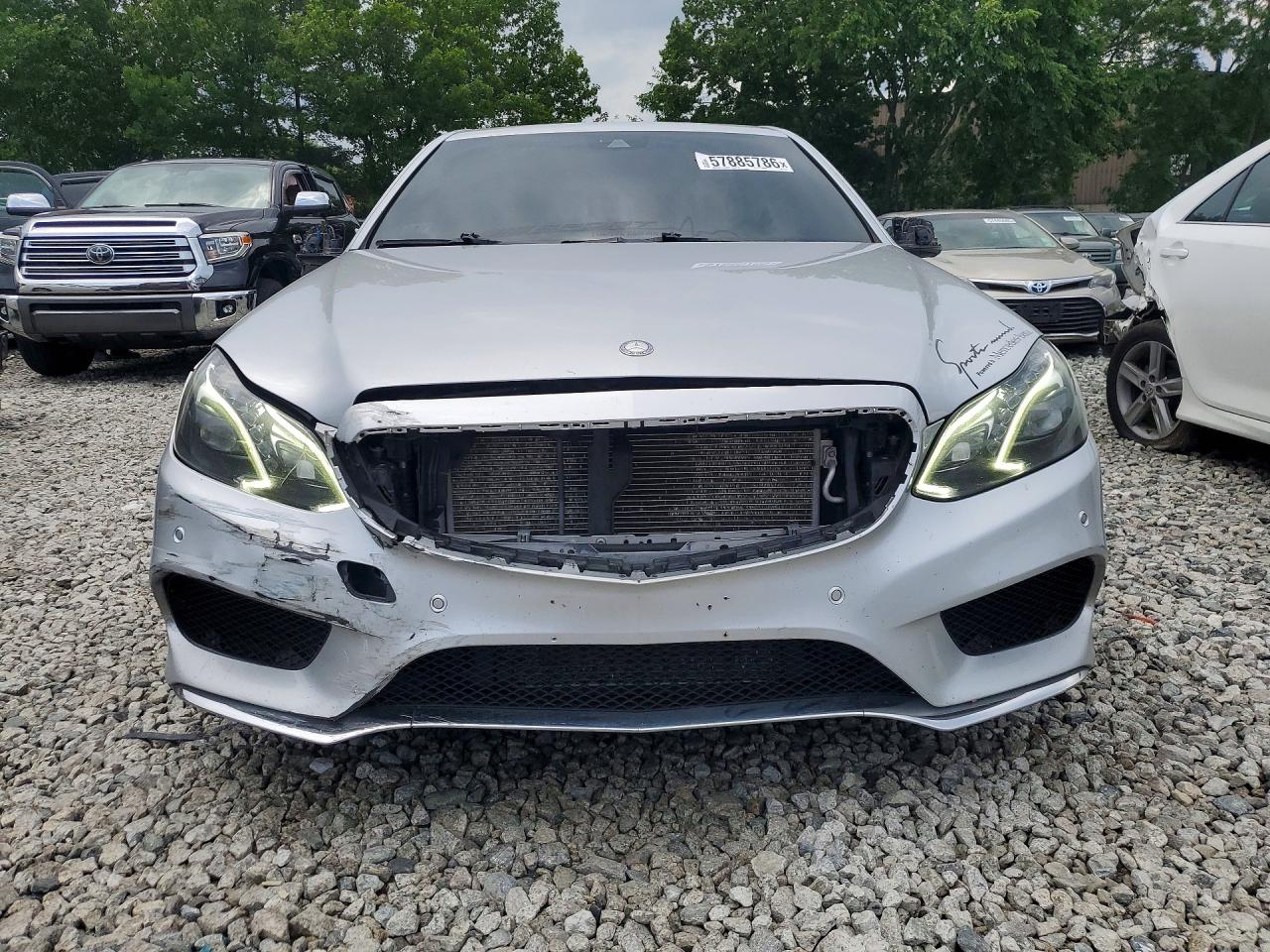 2014 Mercedes-benz E 550 4matic Silver vin: WDDHF9BB4EA911153