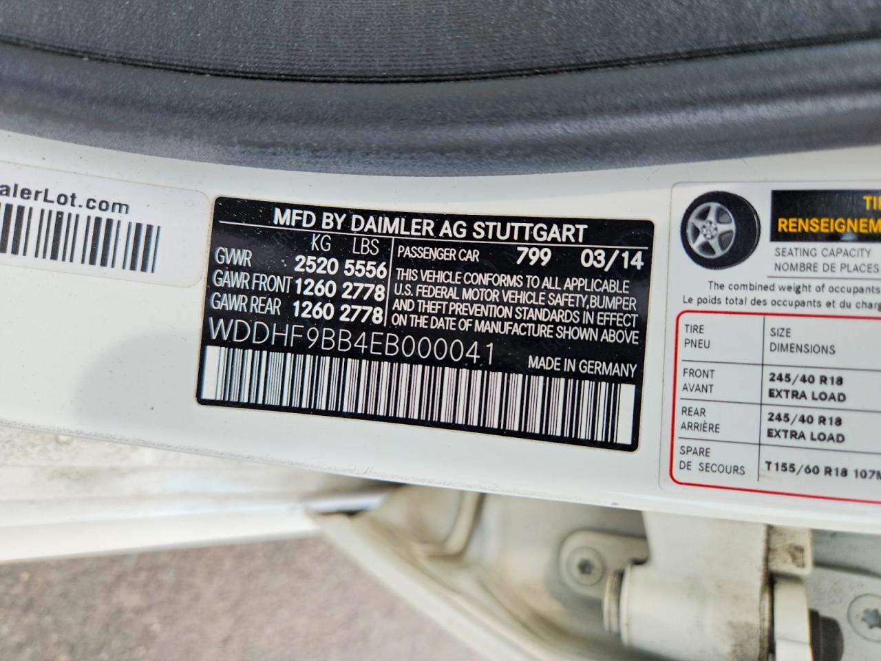 2014 Mercedes-benz E 550 4matic Белый vin: WDDHF9BB4EB000041