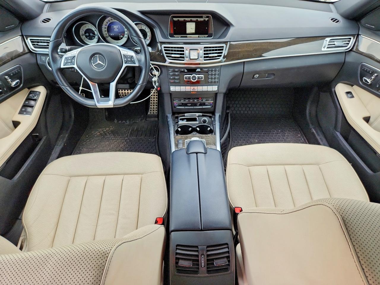 2014 Mercedes-benz E 550 4matic Белый vin: WDDHF9BB4EB000041