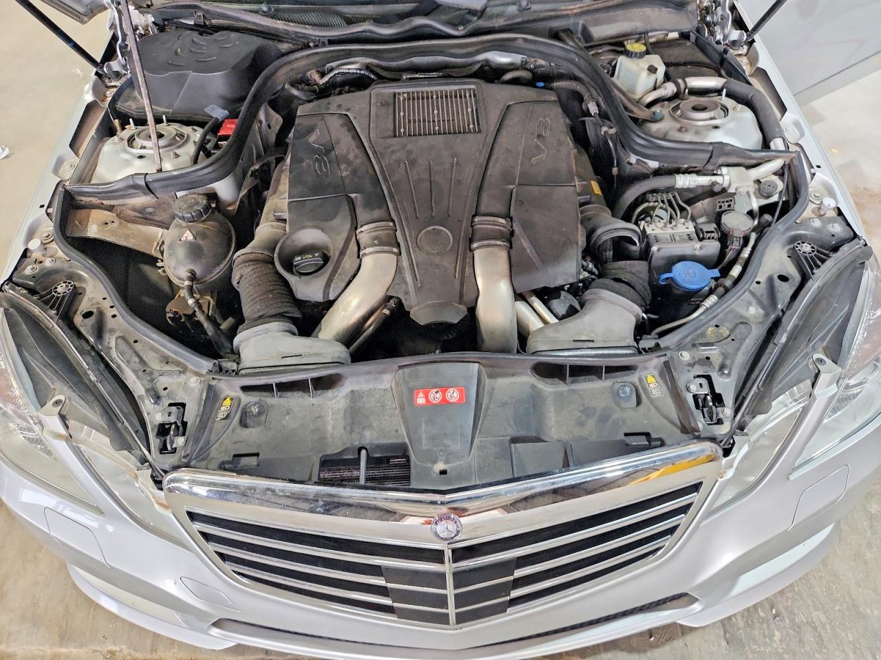 2012 Mercedes-benz E 550 4matic Silver vin: WDDHF9BB7CA545010