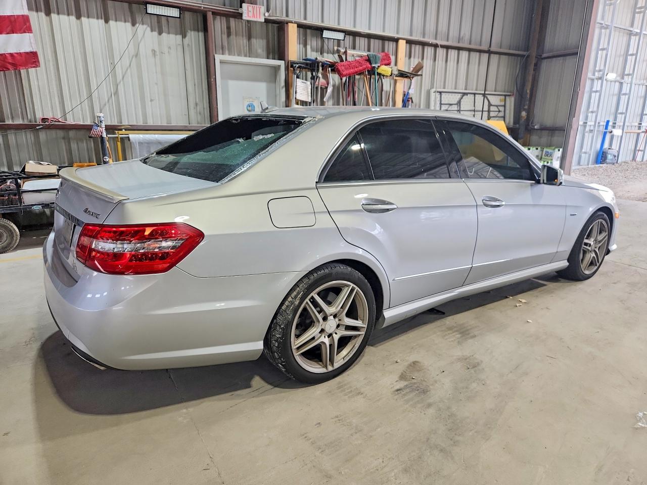 2012 Mercedes-benz E 550 4matic Silver vin: WDDHF9BB7CA545010