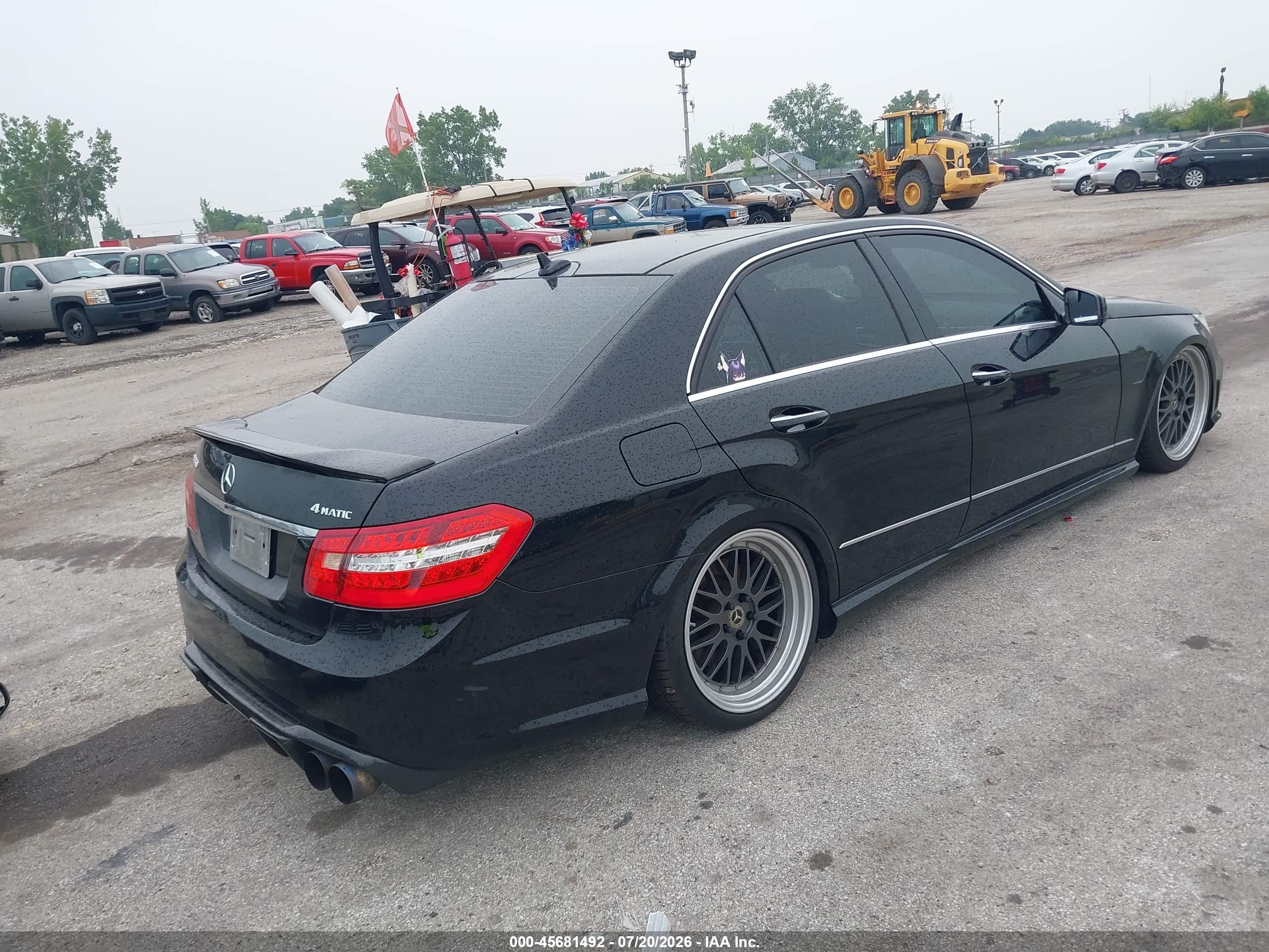2012 Mercedes-benz E 550 4matic Black vin: WDDHF9BB8CA609703
