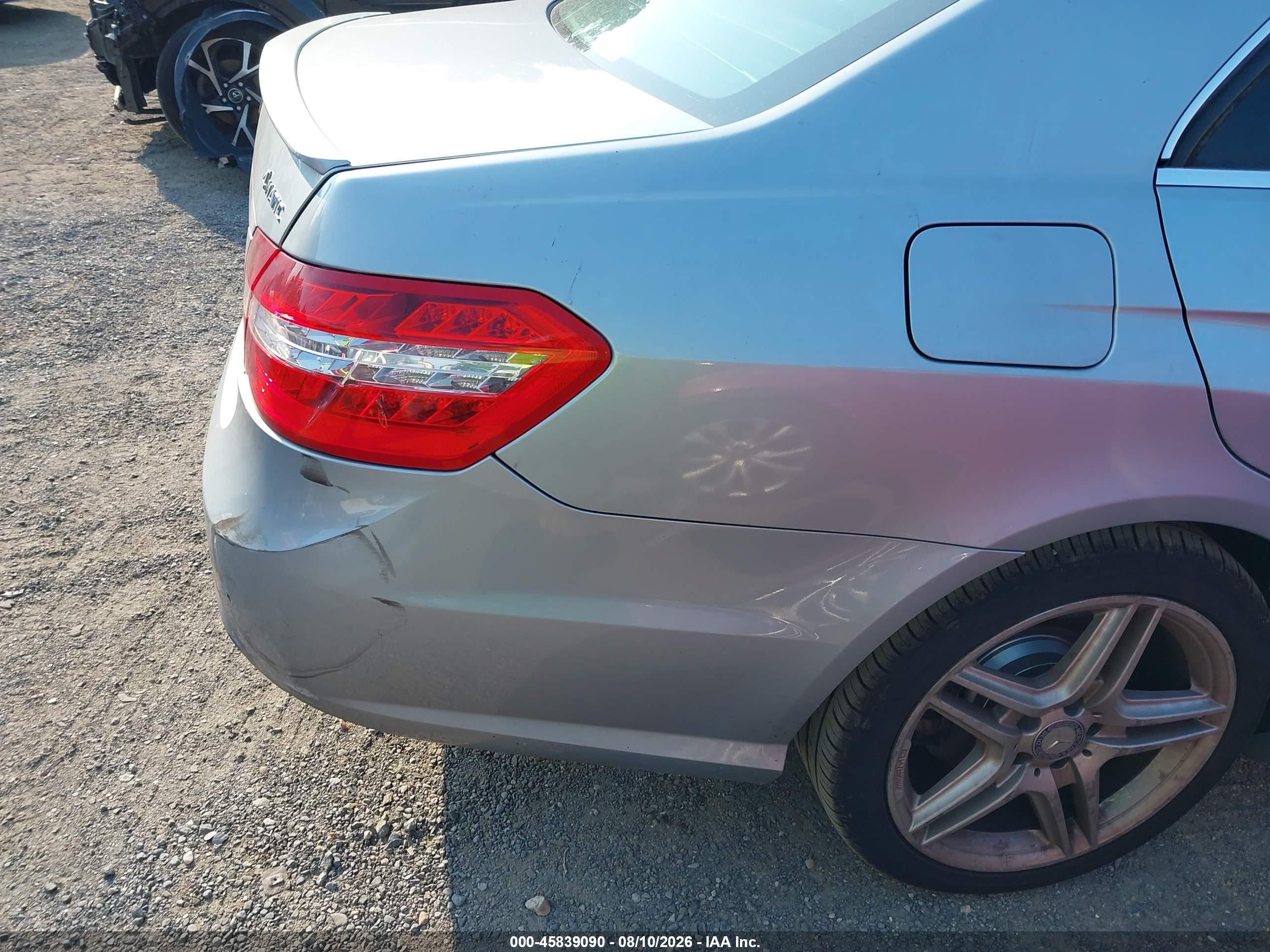 2013 Mercedes-benz E 550 4matic Silver vin: WDDHF9BB9DA750362