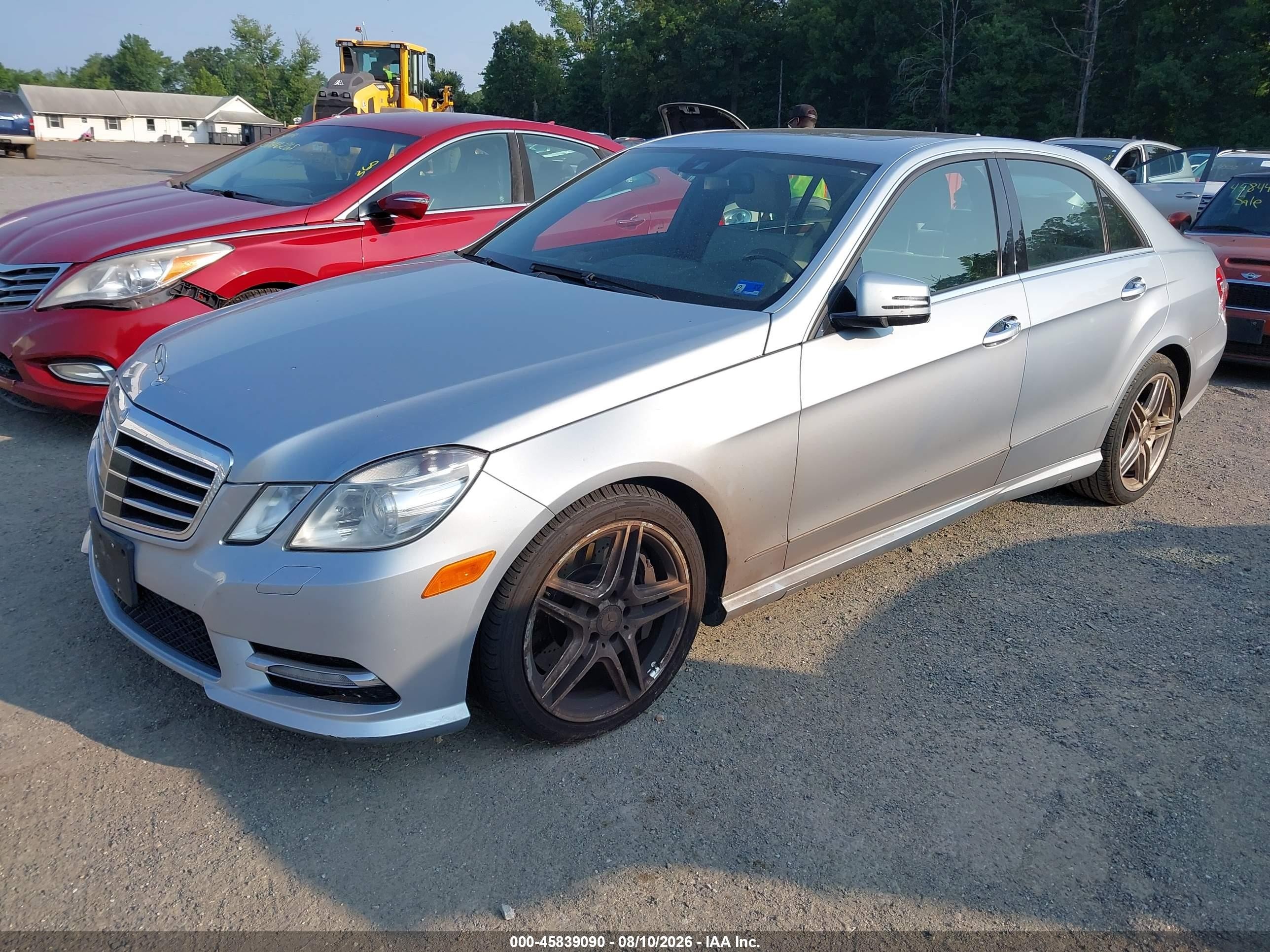 2013 Mercedes-benz E 550 4matic Silver vin: WDDHF9BB9DA750362