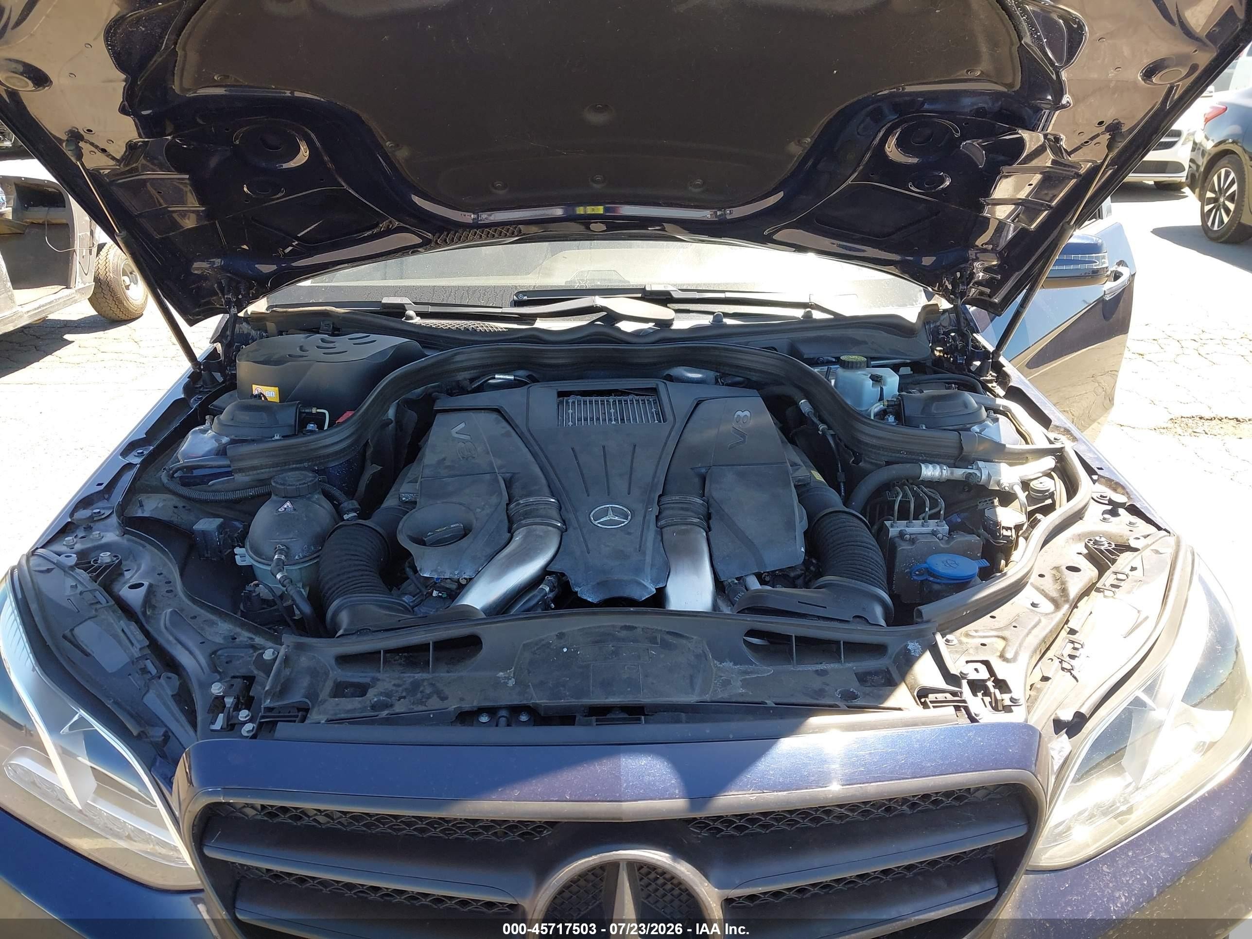 2014 Mercedes-benz E 550 4matic Синий vin: WDDHF9BBXEB026269