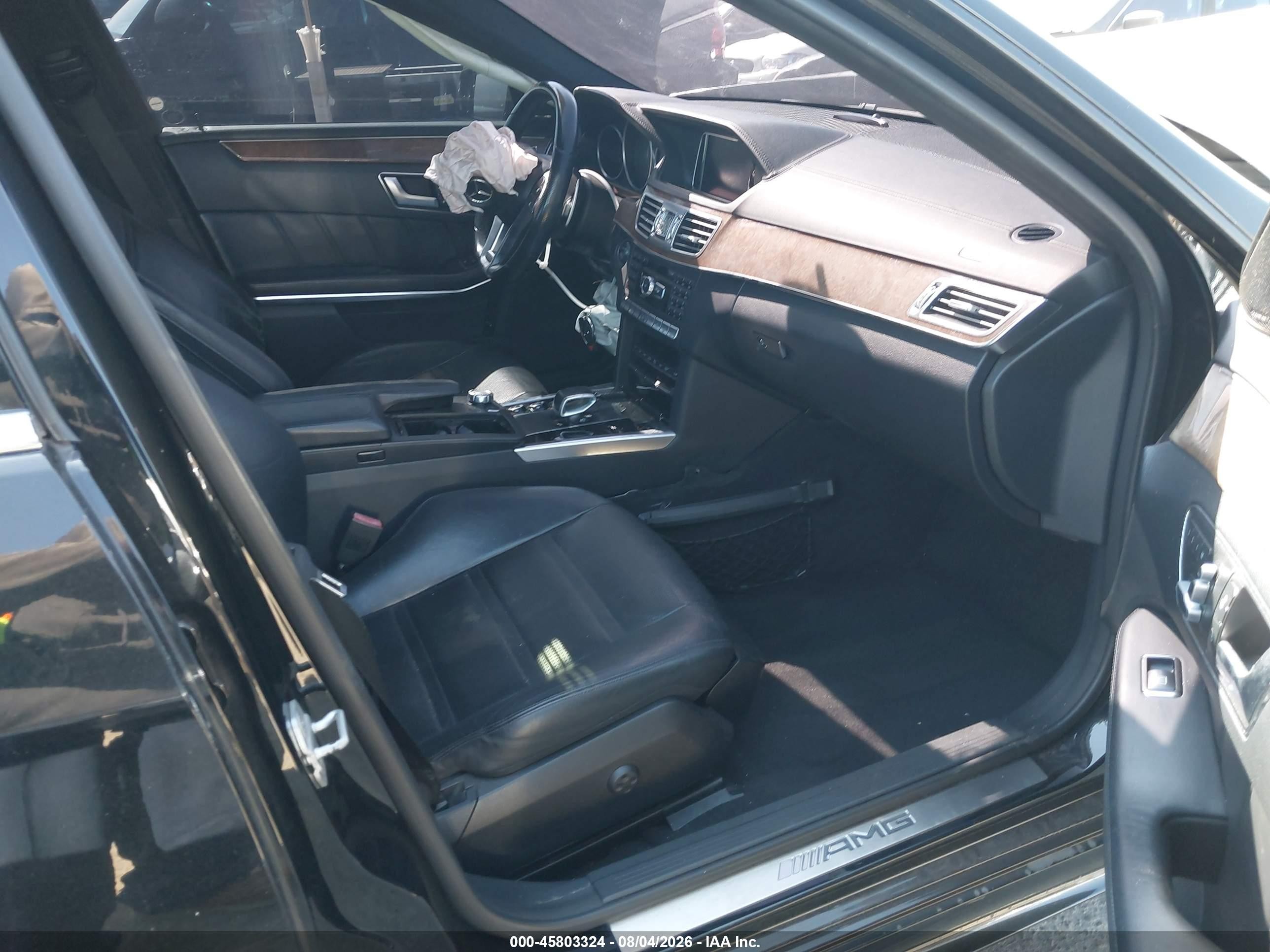 2014 Mercedes-benz E 63 Amg 4matic Black vin: WDDHF9CB0EA918082