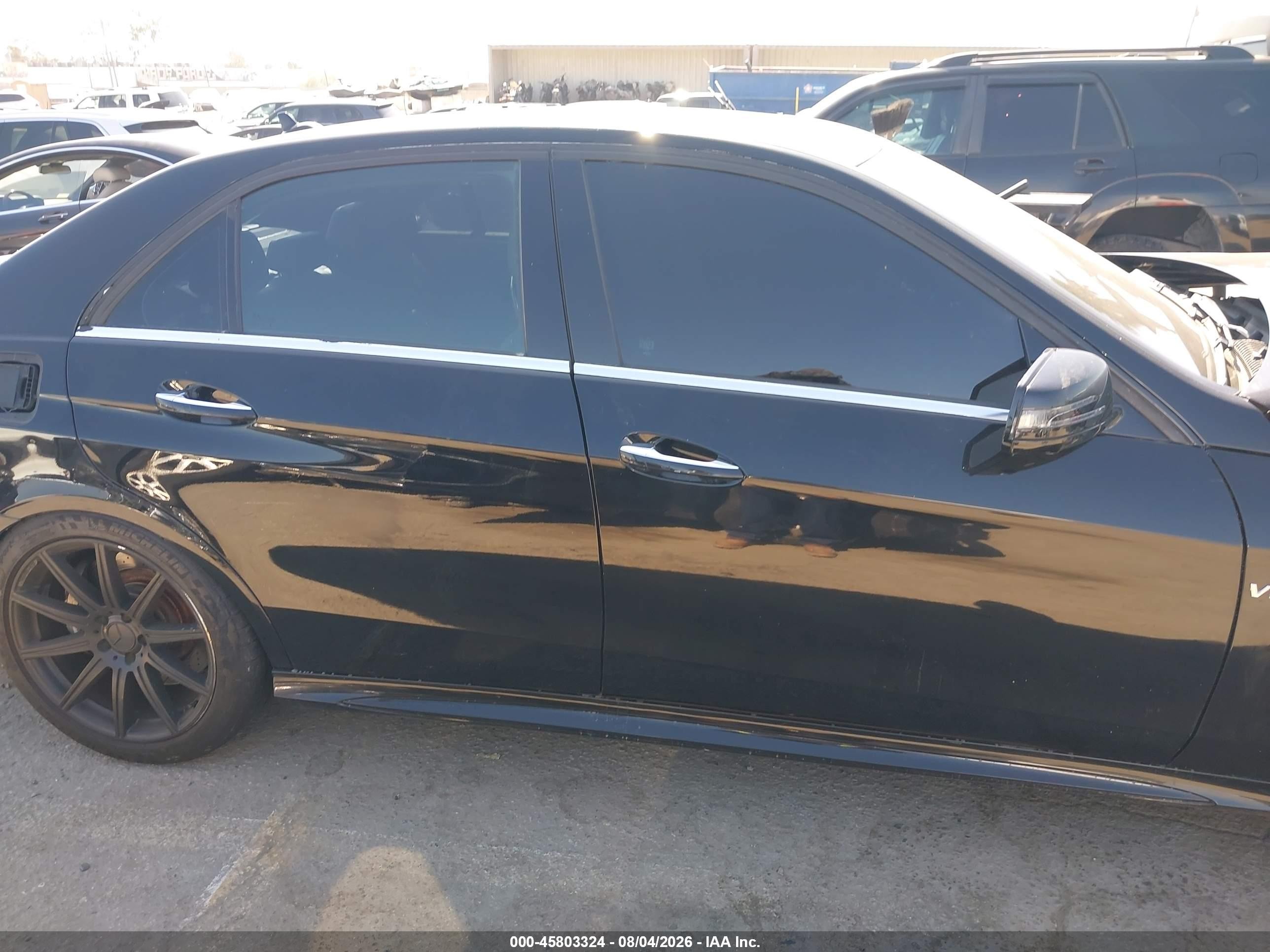 2014 Mercedes-benz E 63 Amg 4matic Black vin: WDDHF9CB0EA918082