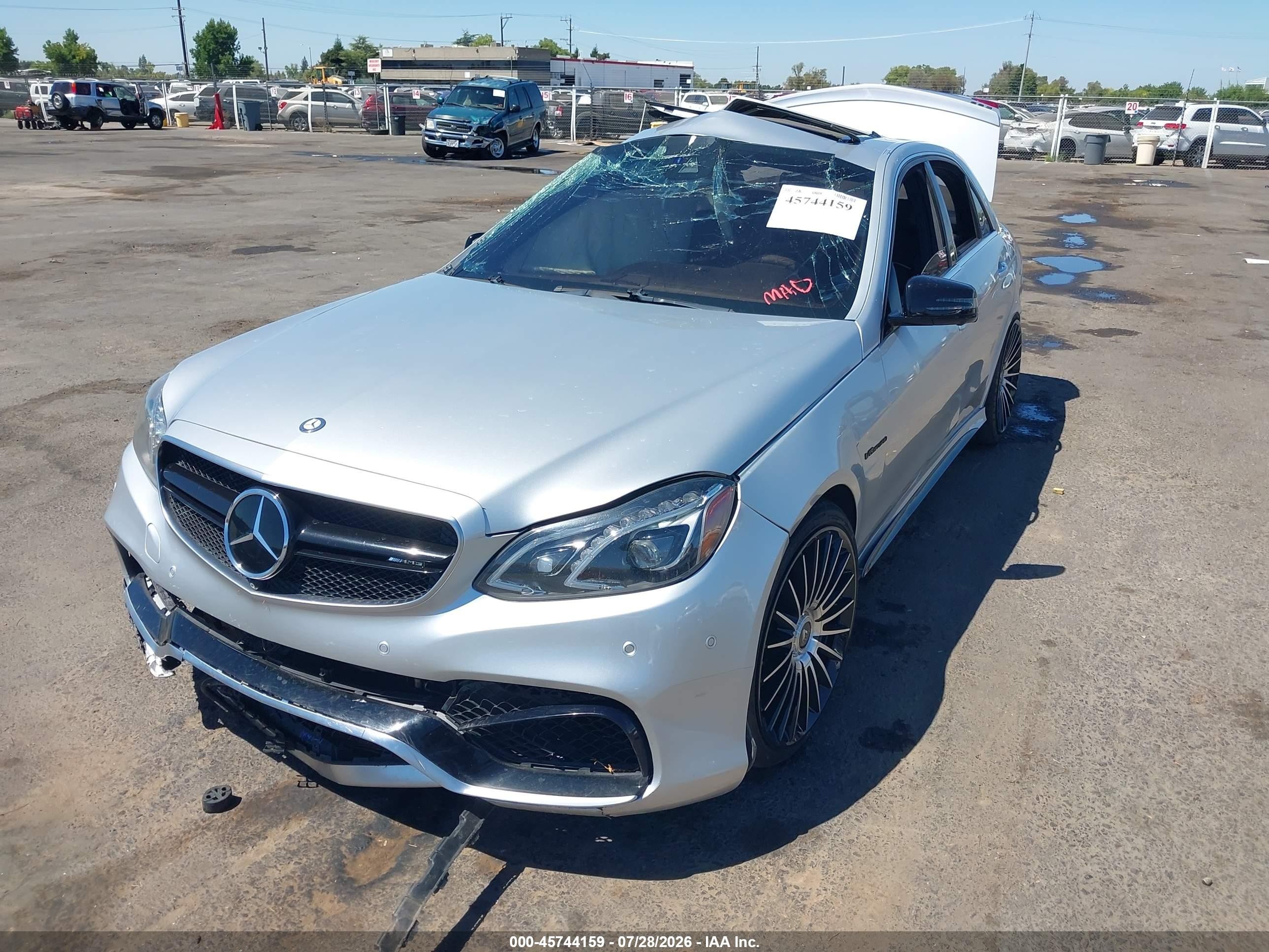 2014 Mercedes-benz E 63 Amg 4matic Gray vin: WDDHF9CB6EA944704