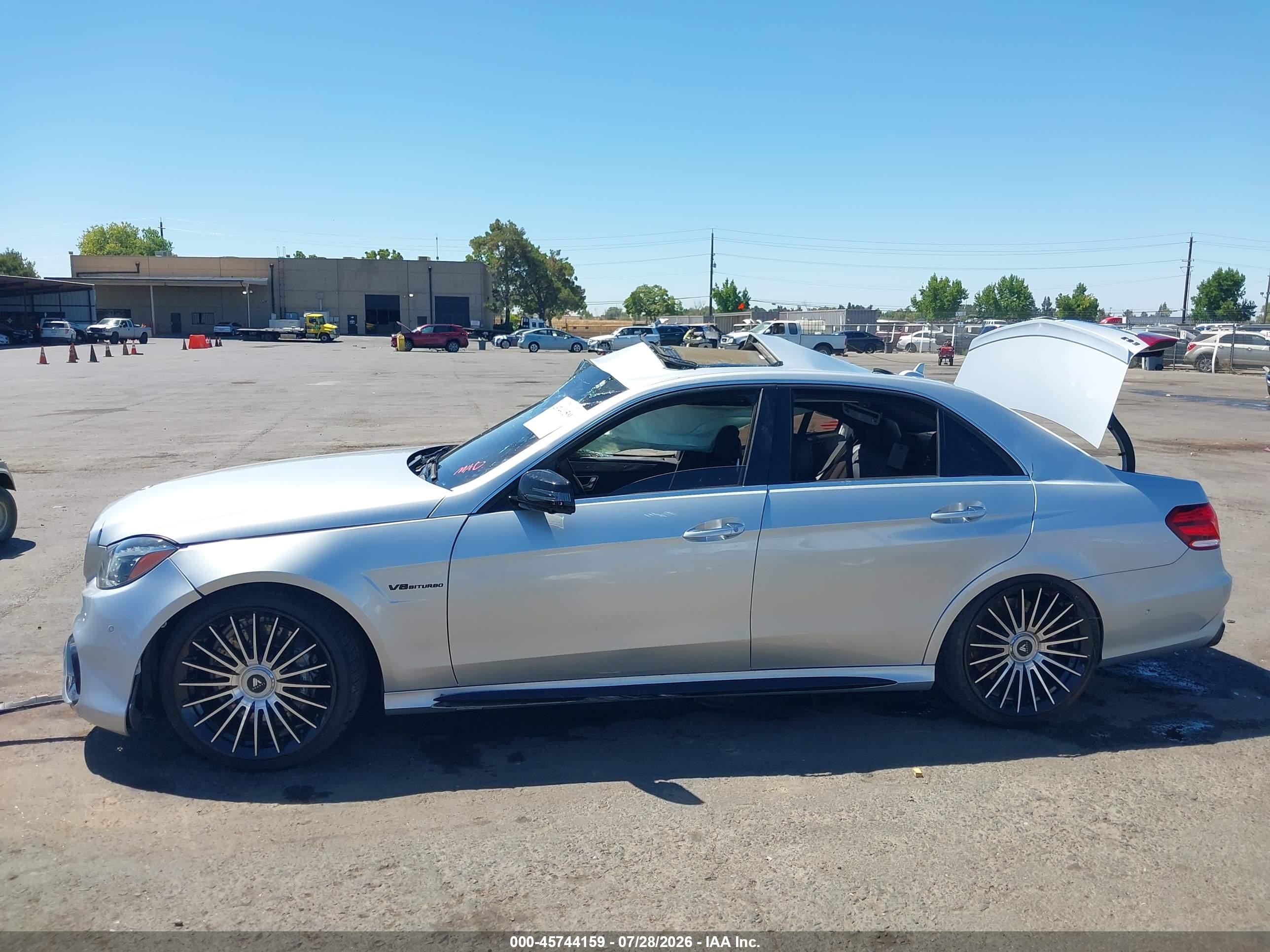 2014 Mercedes-benz E 63 Amg 4matic Gray vin: WDDHF9CB6EA944704