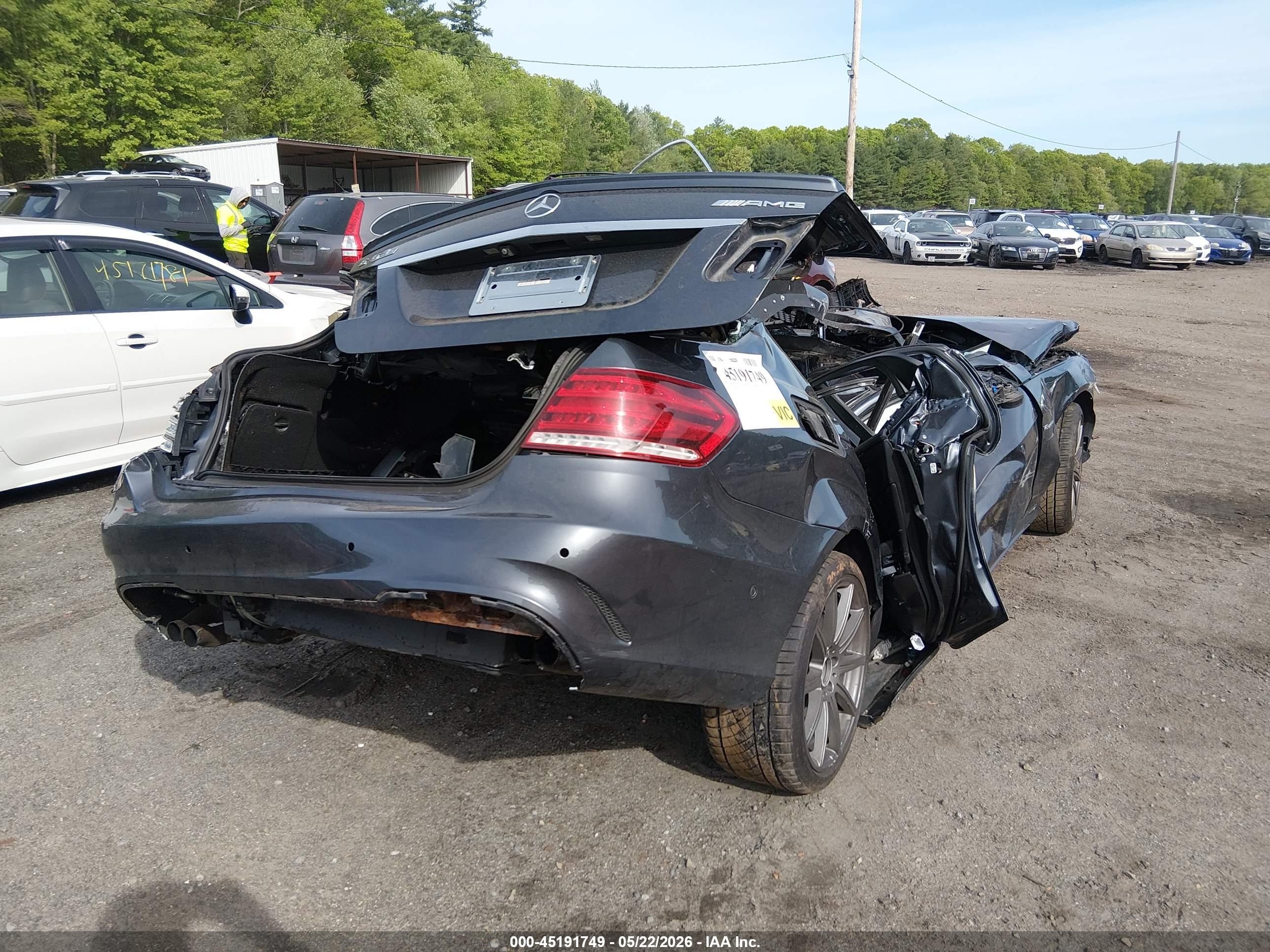 2014 Mercedes-benz E 63 Amg 4matic Gray vin: WDDHF9CB7EA947966
