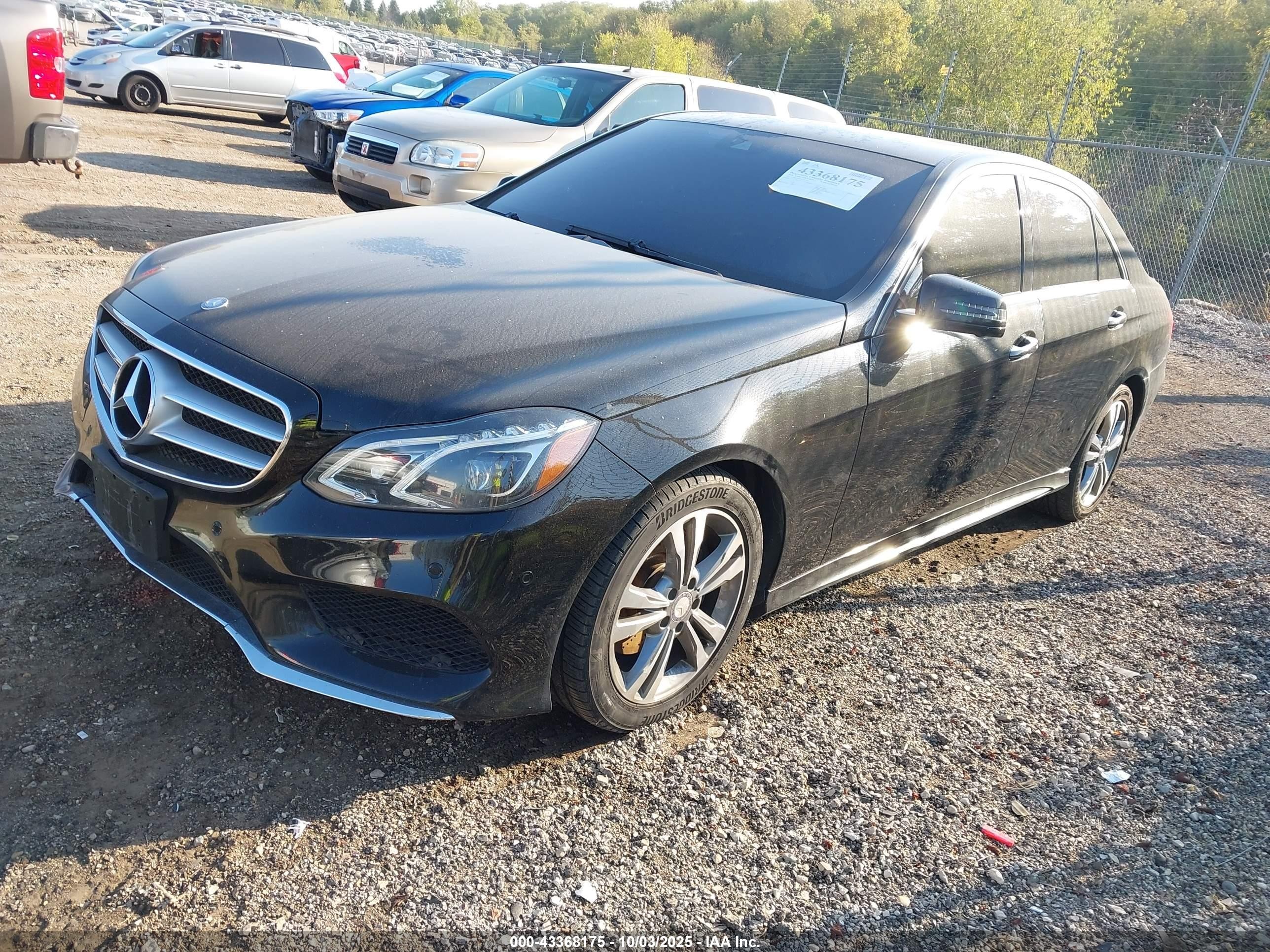 2014 Mercedes-benz E 400 Hybrid Sport Black vin: WDDHF9FB4EA822807