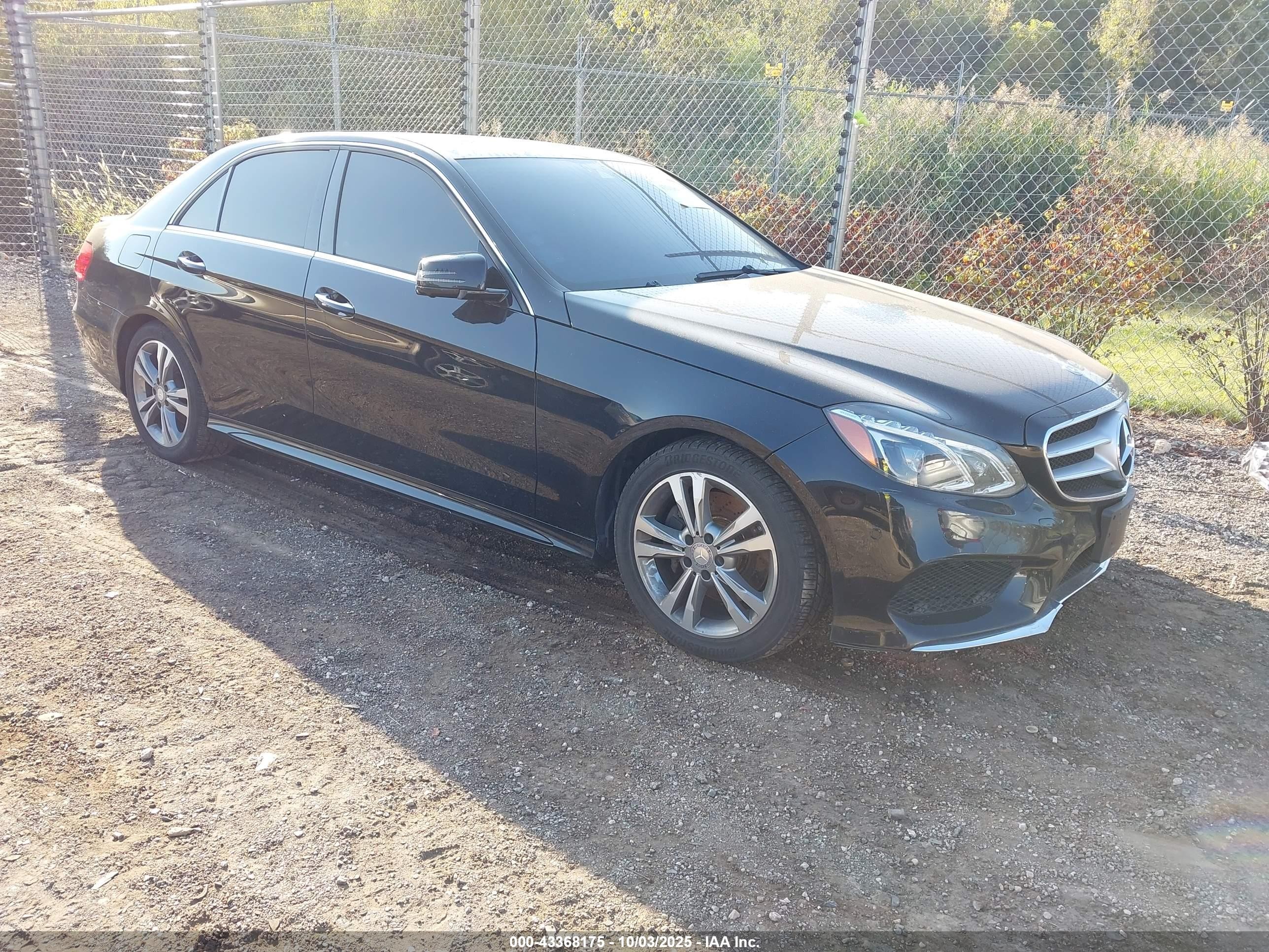 2014 Mercedes-benz E 400 Hybrid Sport Black vin: WDDHF9FB4EA822807