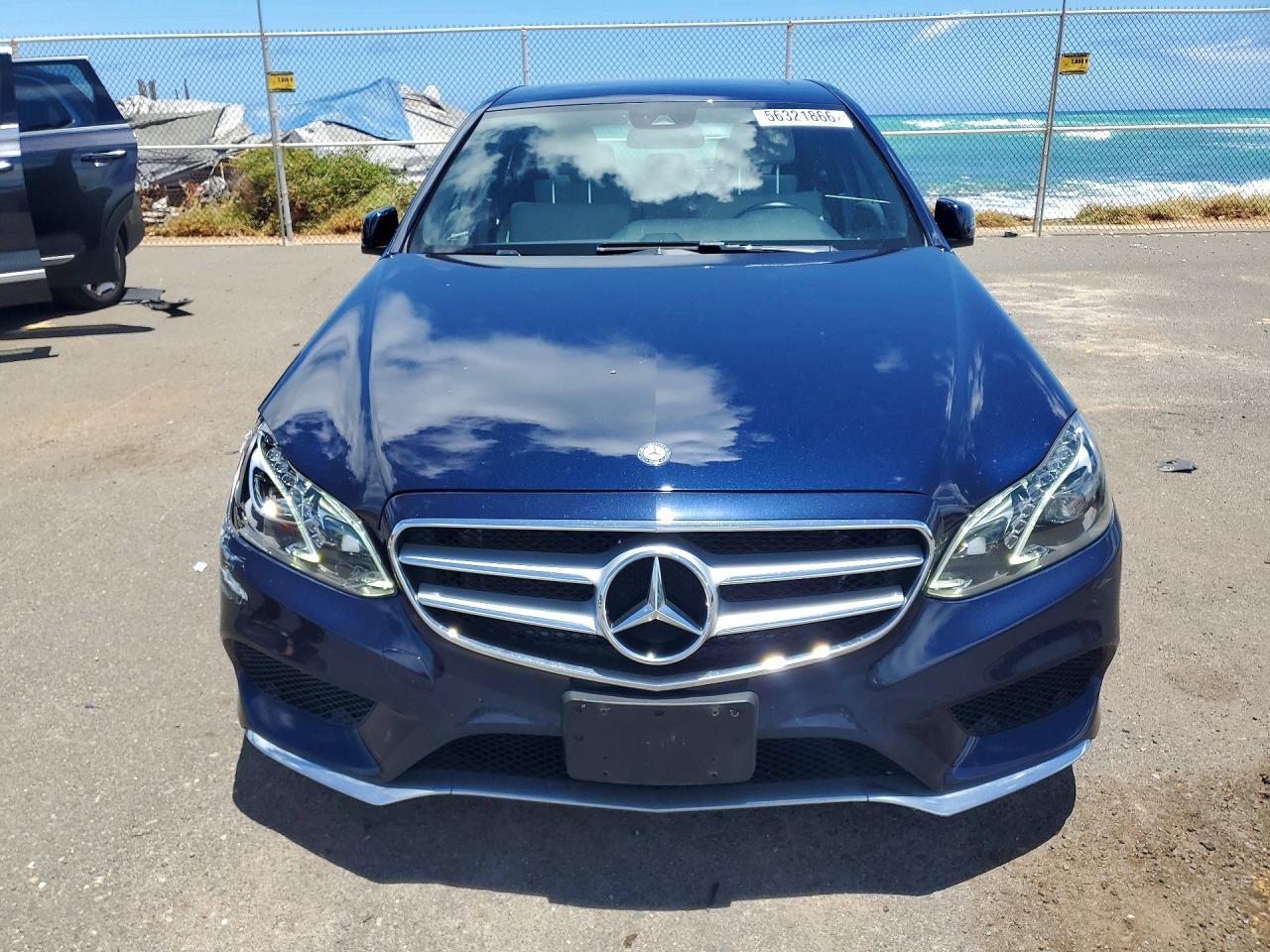 2014 Mercedes-benz E-class E400 Hybrid Blue vin: WDDHF9FB9EB073156