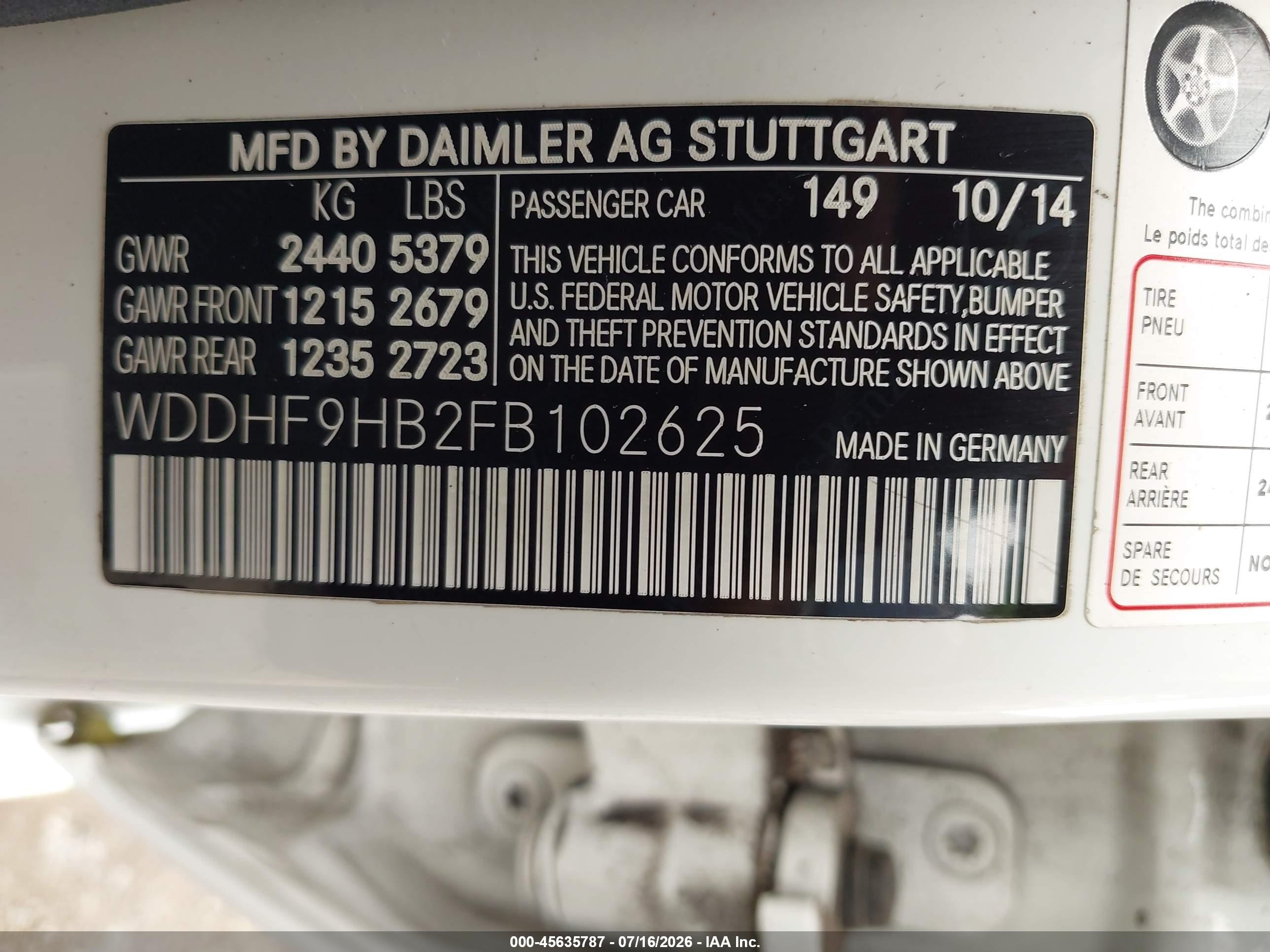 2015 Mercedes-benz E 250 Bluetec 4matic White vin: WDDHF9HB2FB102625