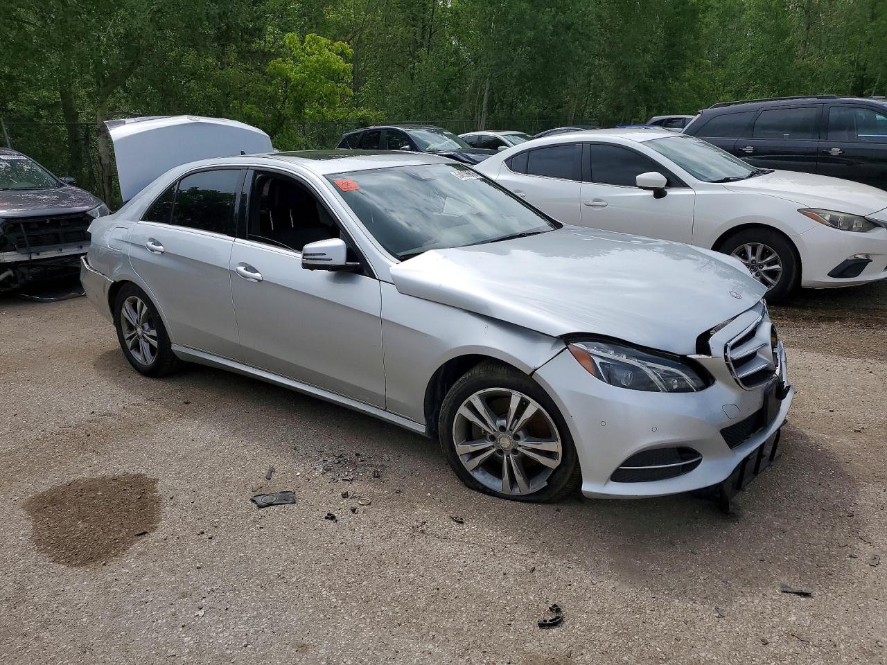2014 Mercedes-benz E 250 Bluetec Silver vin: WDDHF9HB5EA985723