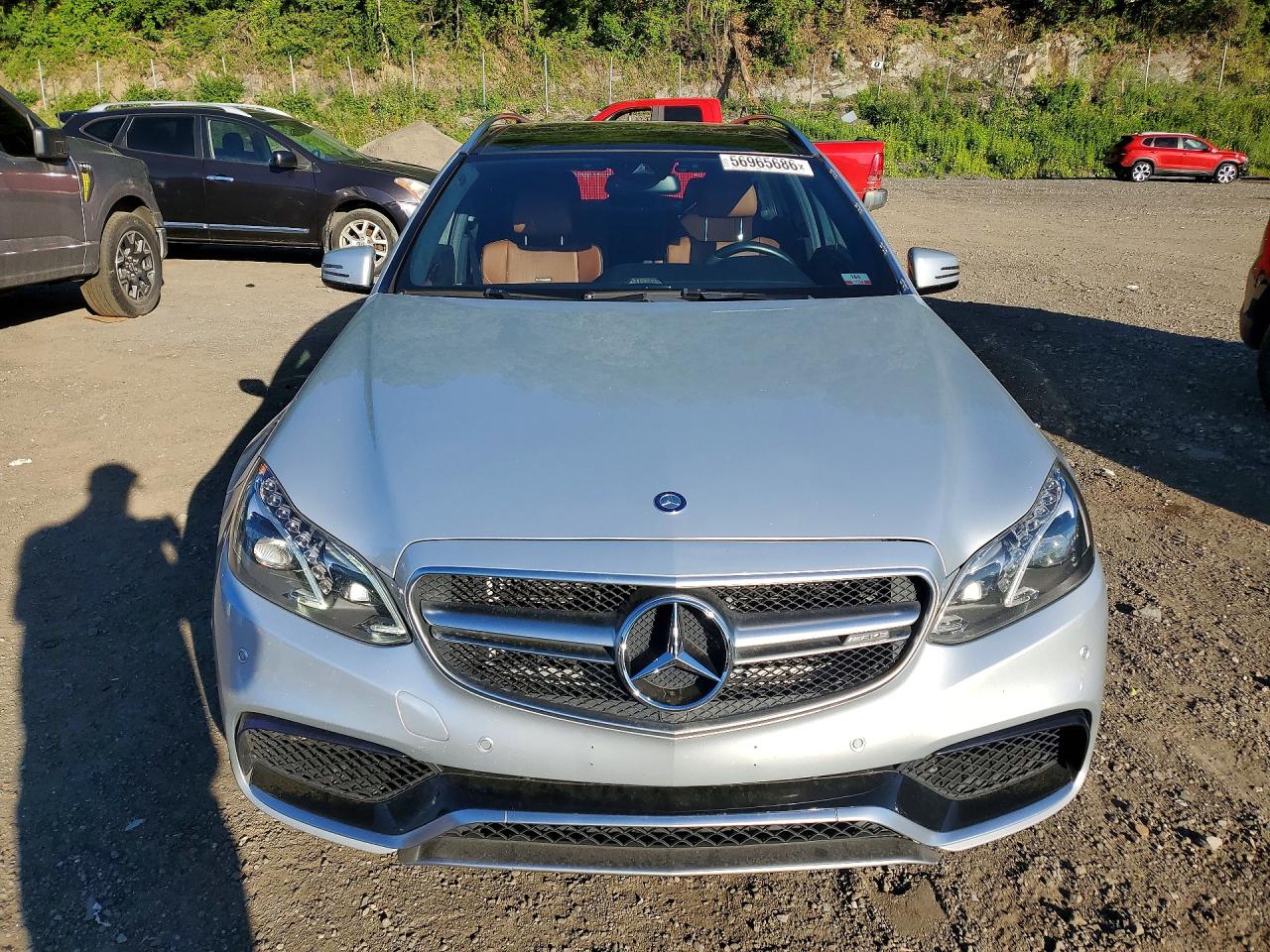 2014 Mercedes-benz E 63 Amg-s Silver vin: WDDHH7GB1EB033134