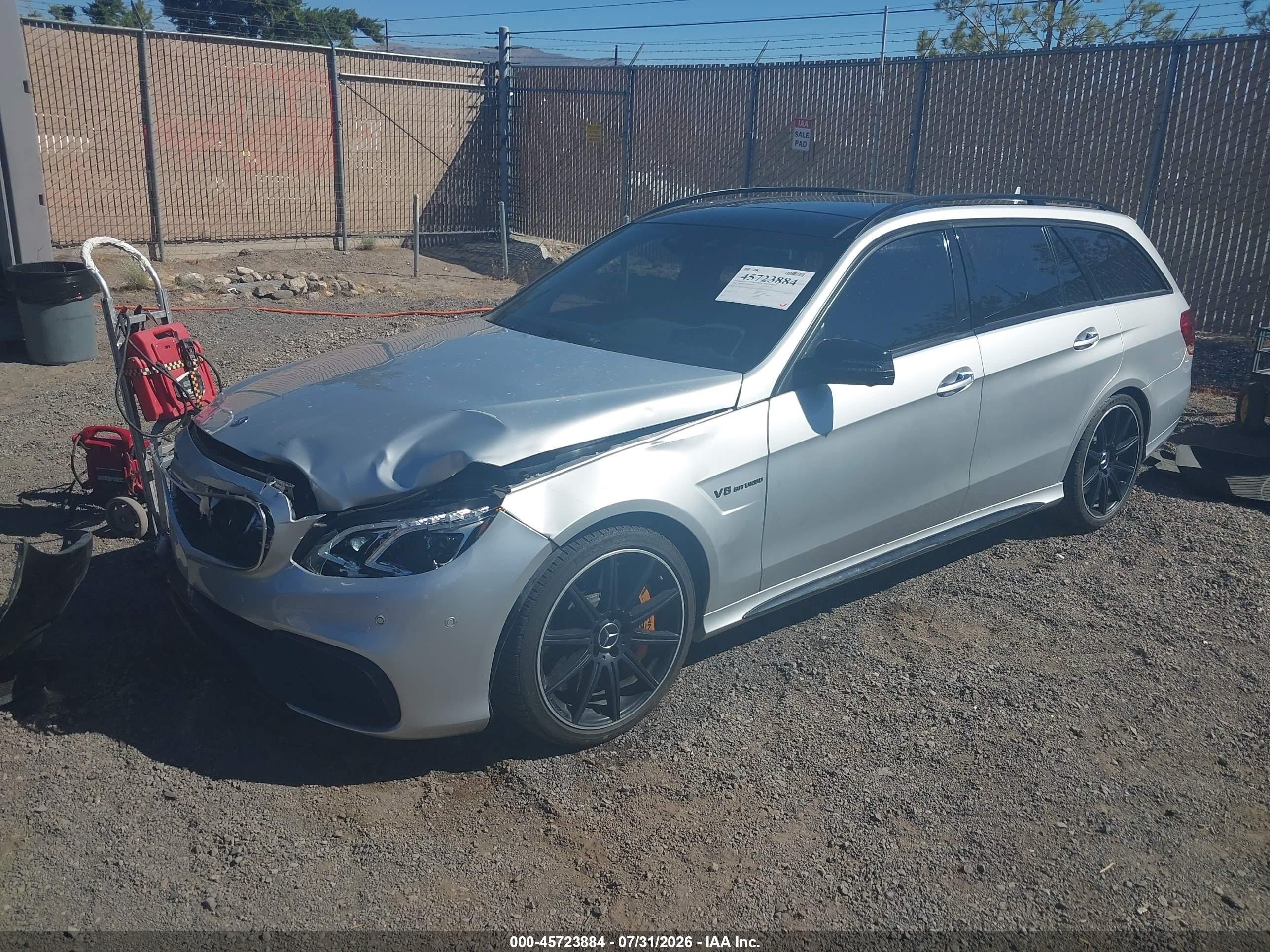 2014 Mercedes-benz E 63 Amg 4matic Gray vin: WDDHH7GB5EA927014