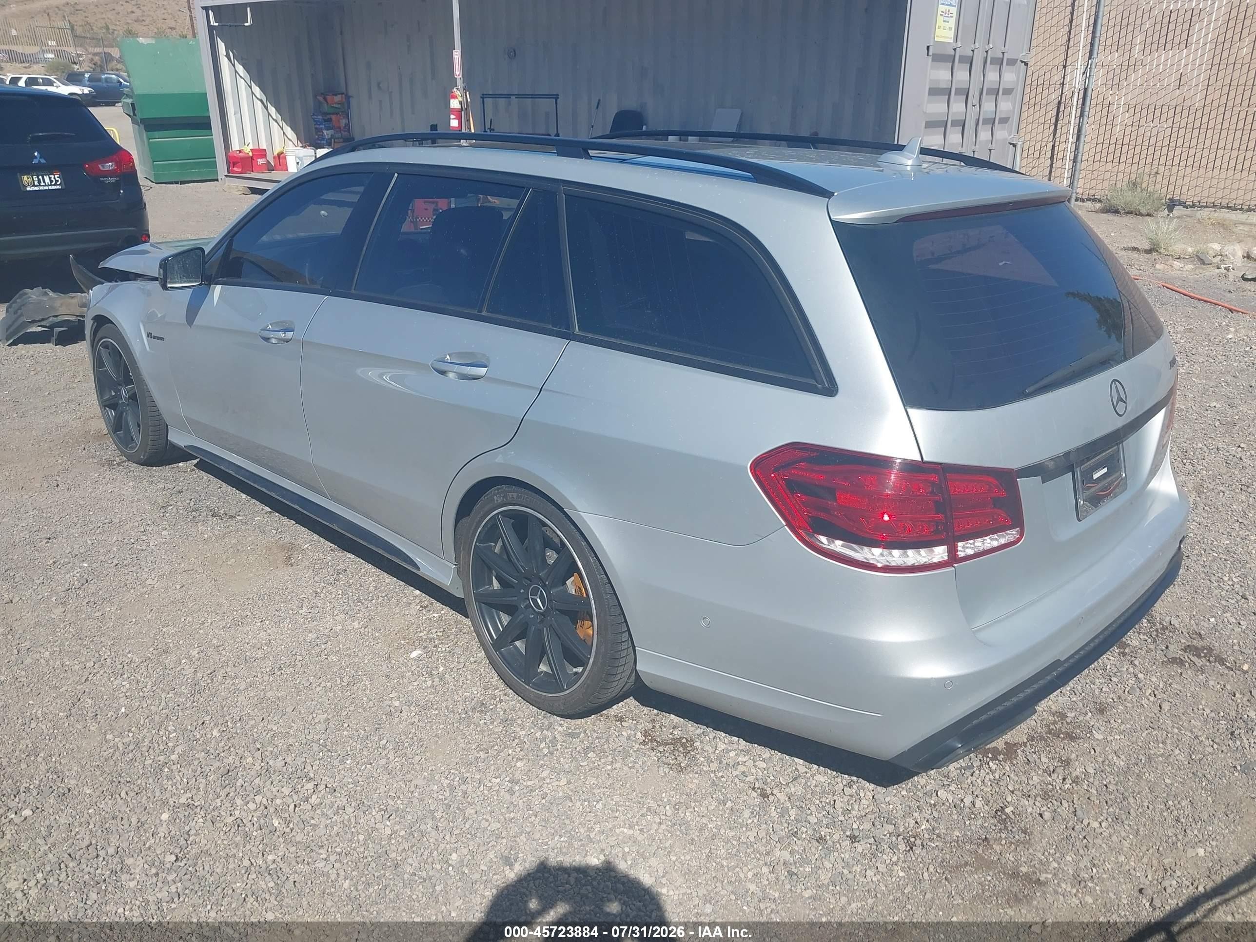 2014 Mercedes-benz E 63 Amg 4matic Gray vin: WDDHH7GB5EA927014