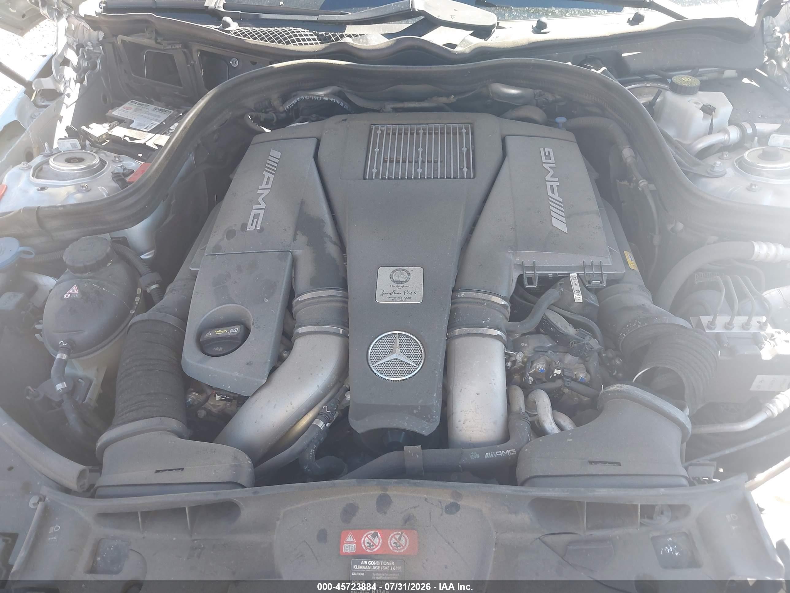2014 Mercedes-benz E 63 Amg 4matic Gray vin: WDDHH7GB5EA927014
