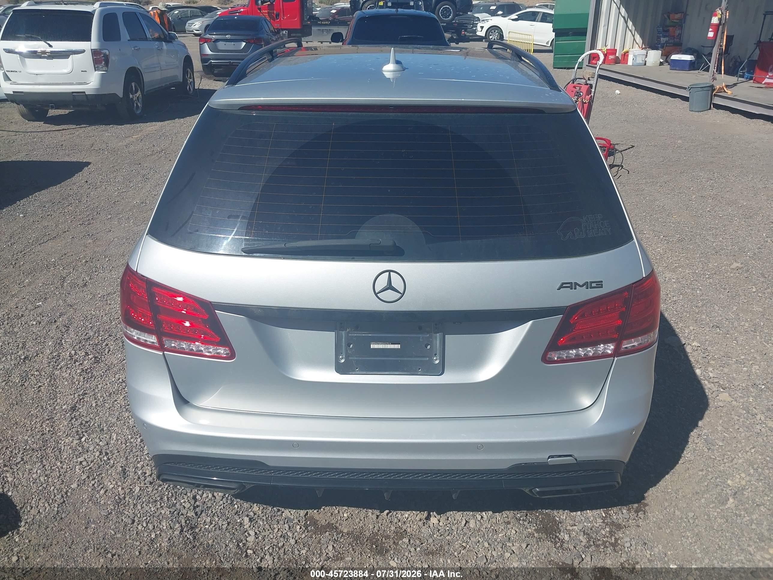 2014 Mercedes-benz E 63 Amg 4matic Gray vin: WDDHH7GB5EA927014