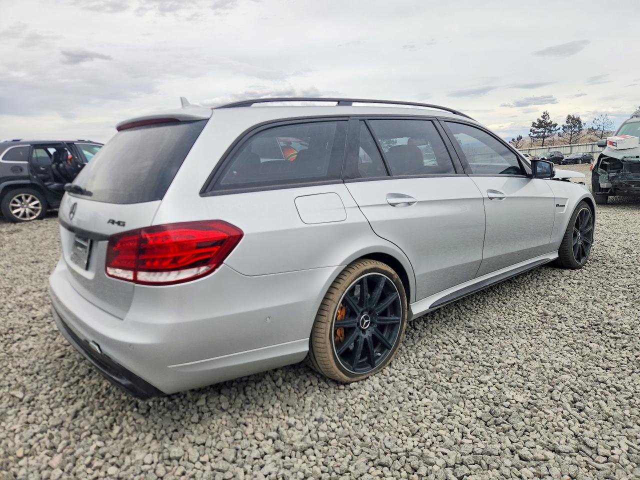 2014 Mercedes-benz E 63 Amg-s Silver vin: WDDHH7GB5EA927014