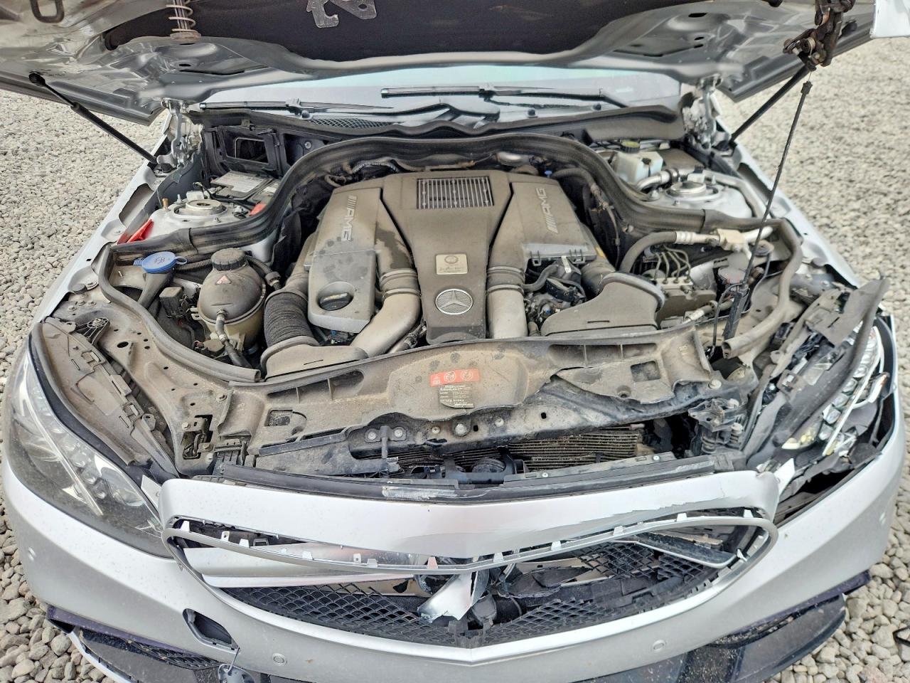 2014 Mercedes-benz E 63 Amg-s Silver vin: WDDHH7GB5EA927014