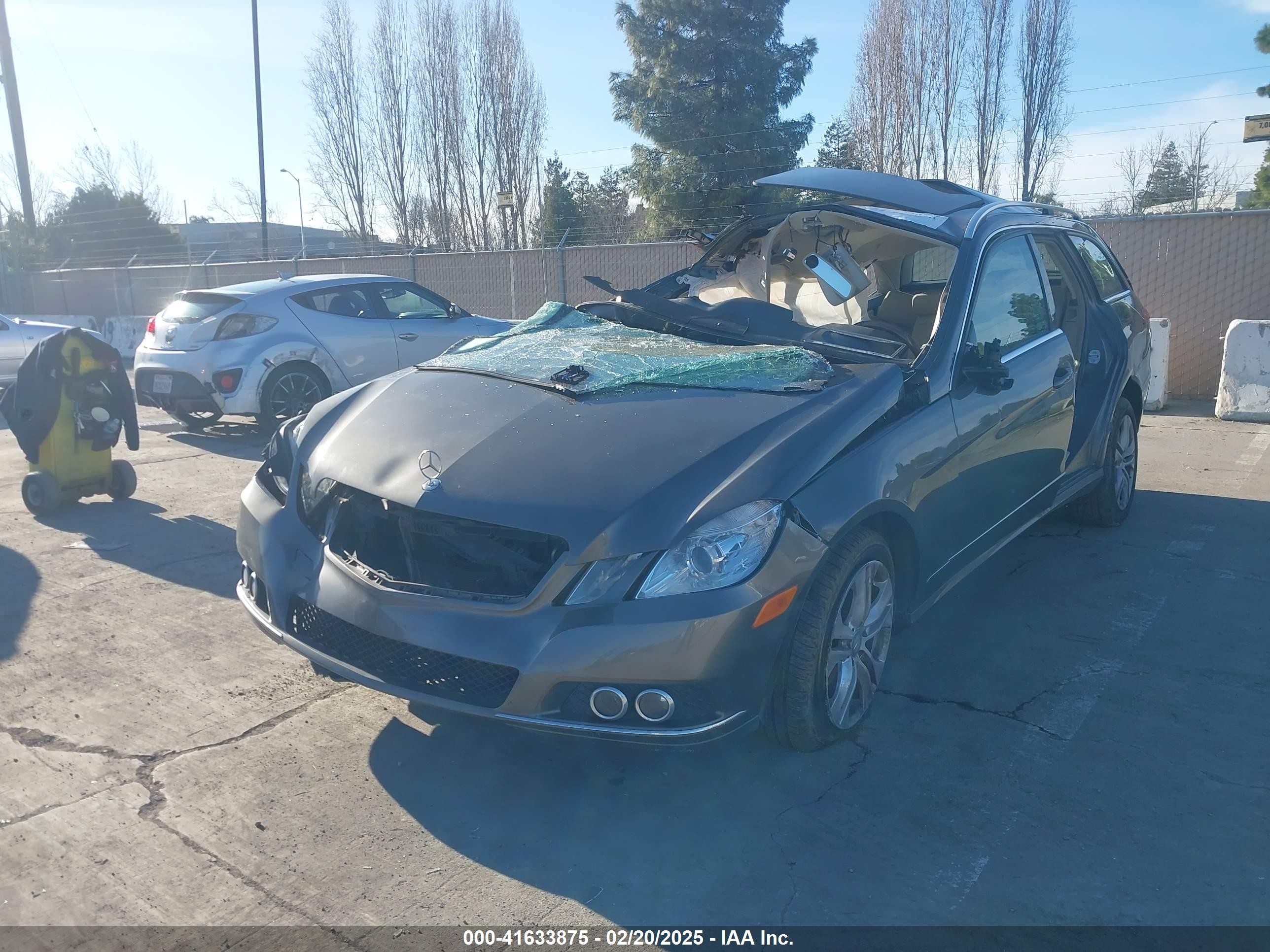 2011 Mercedes-benz E 350 4matic Gray vin: WDDHH8HB0BA218507