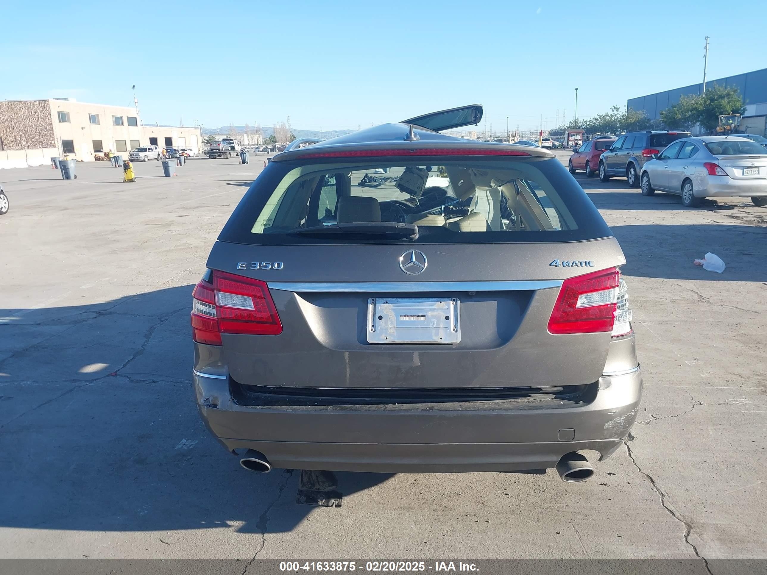 2011 Mercedes-benz E 350 4matic Gray vin: WDDHH8HB0BA218507