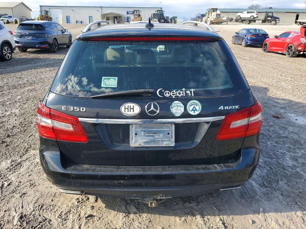 2011 Mercedes-benz E 350 4matic Wagon Black vin: WDDHH8HB1BA395356