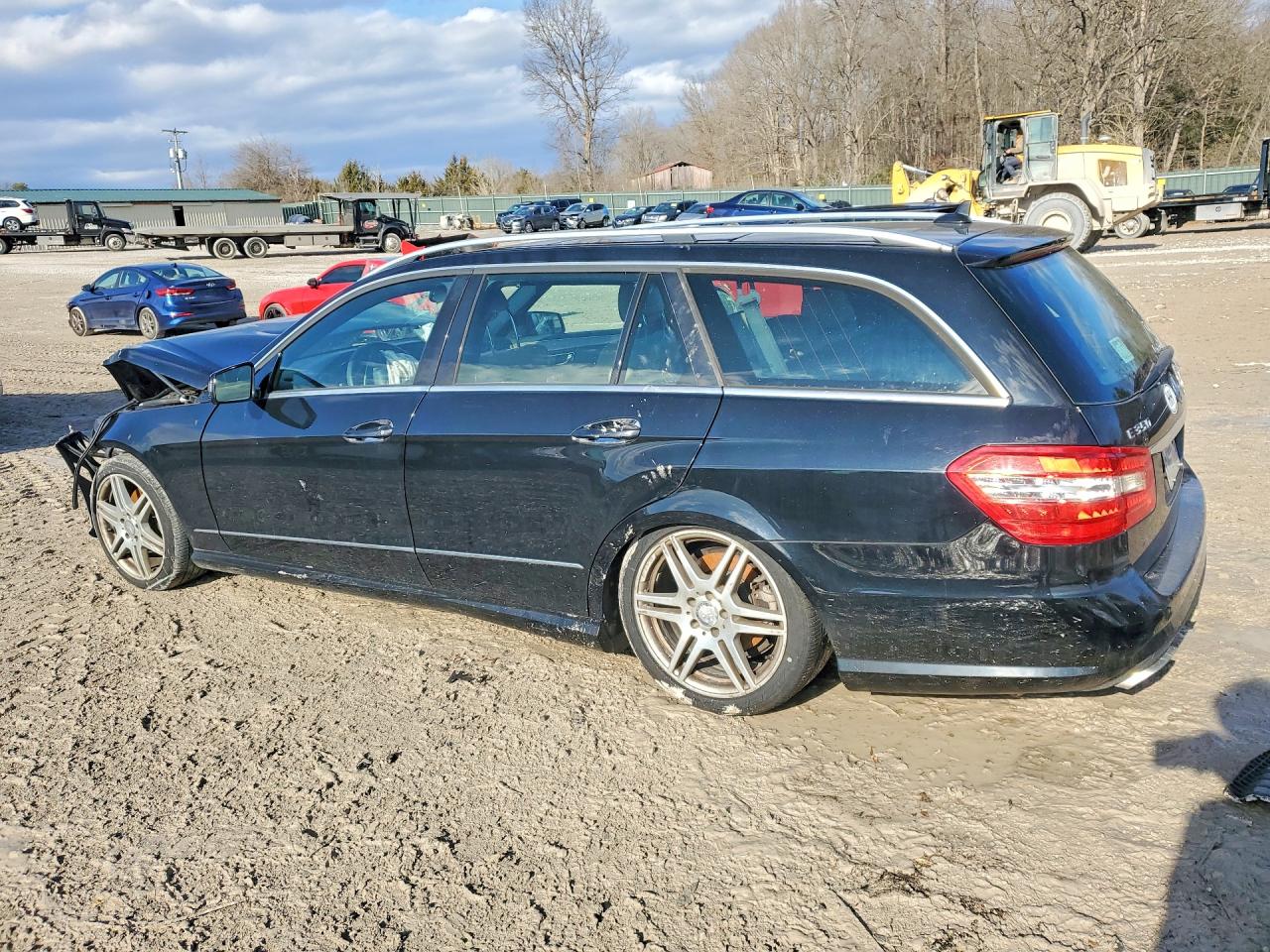 2011 Mercedes-benz E 350 4matic Wagon Black vin: WDDHH8HB1BA395356