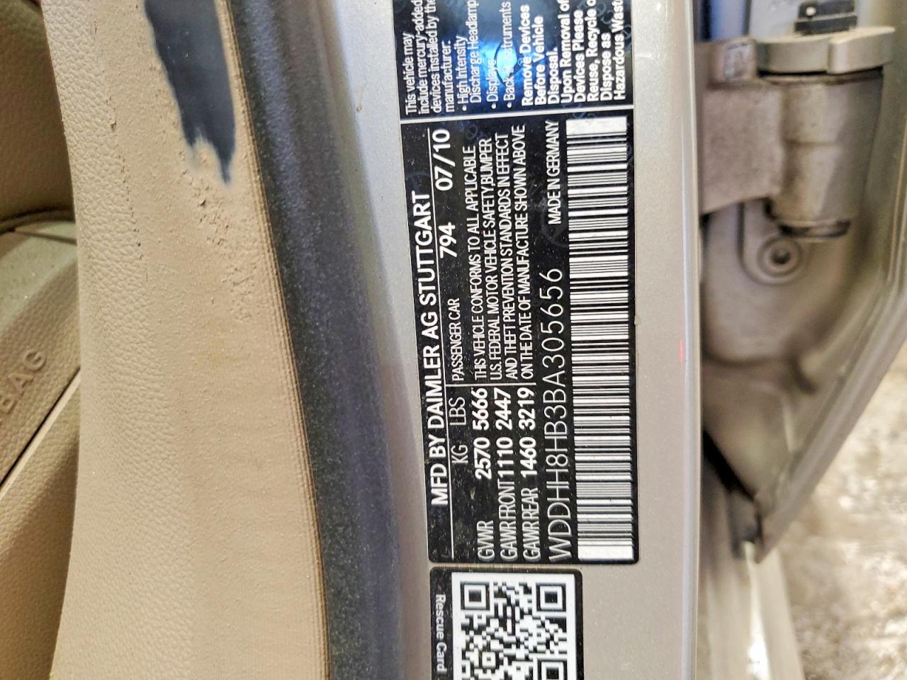 2011 Mercedes-benz E 350 4matic Wagon Gold vin: WDDHH8HB3BA305656